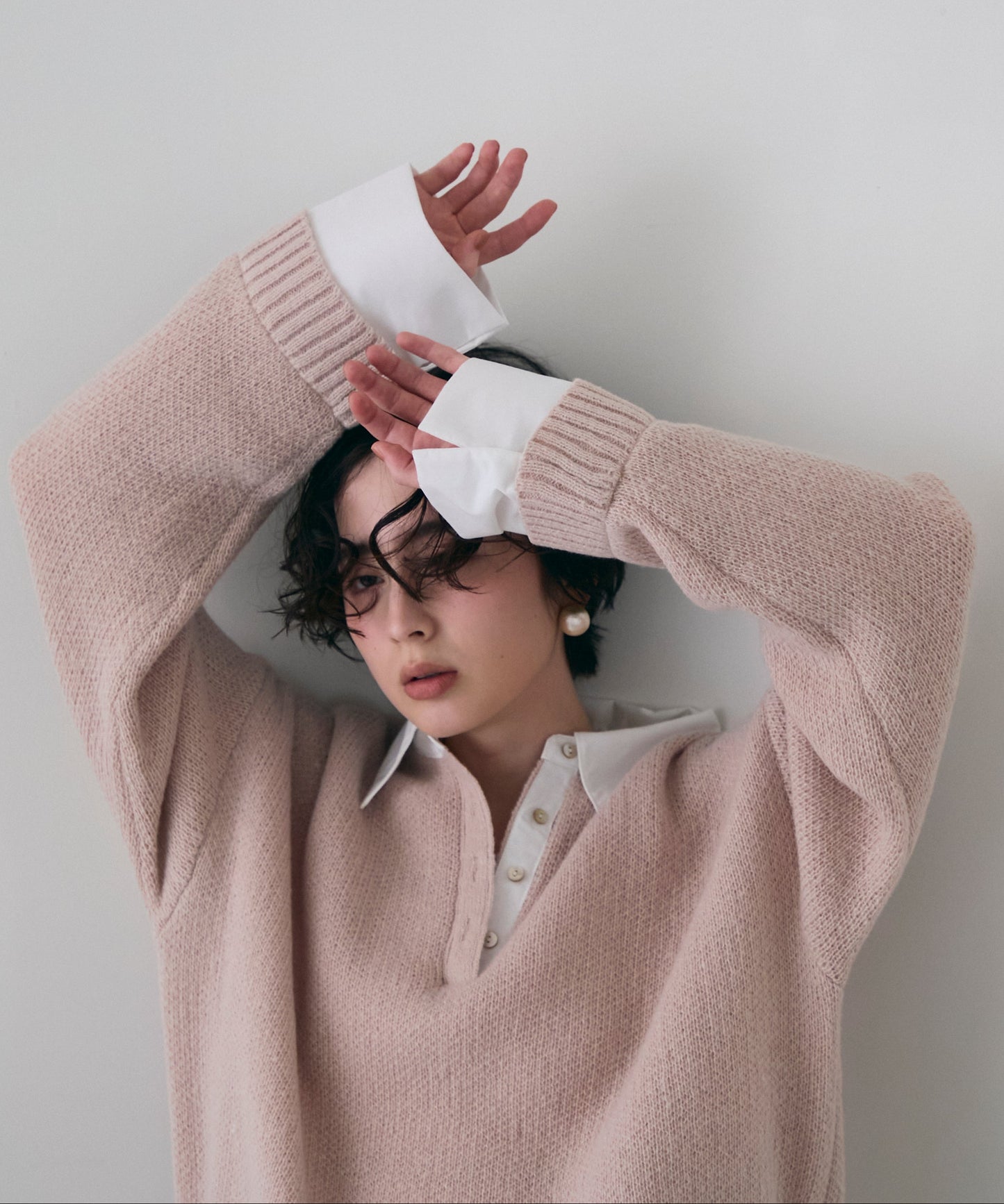 シャツドッキングプルオーバー