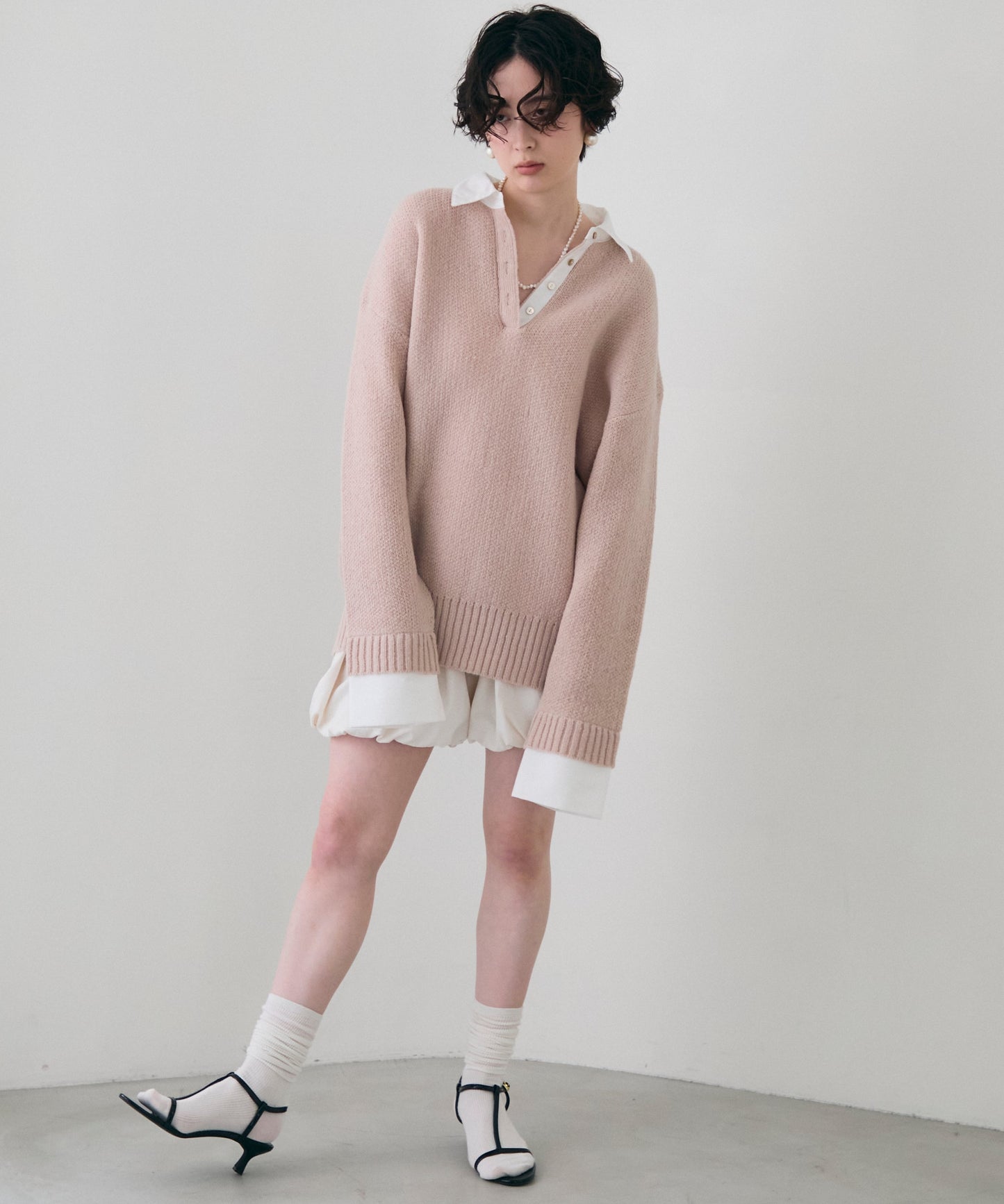 シャツドッキングプルオーバー