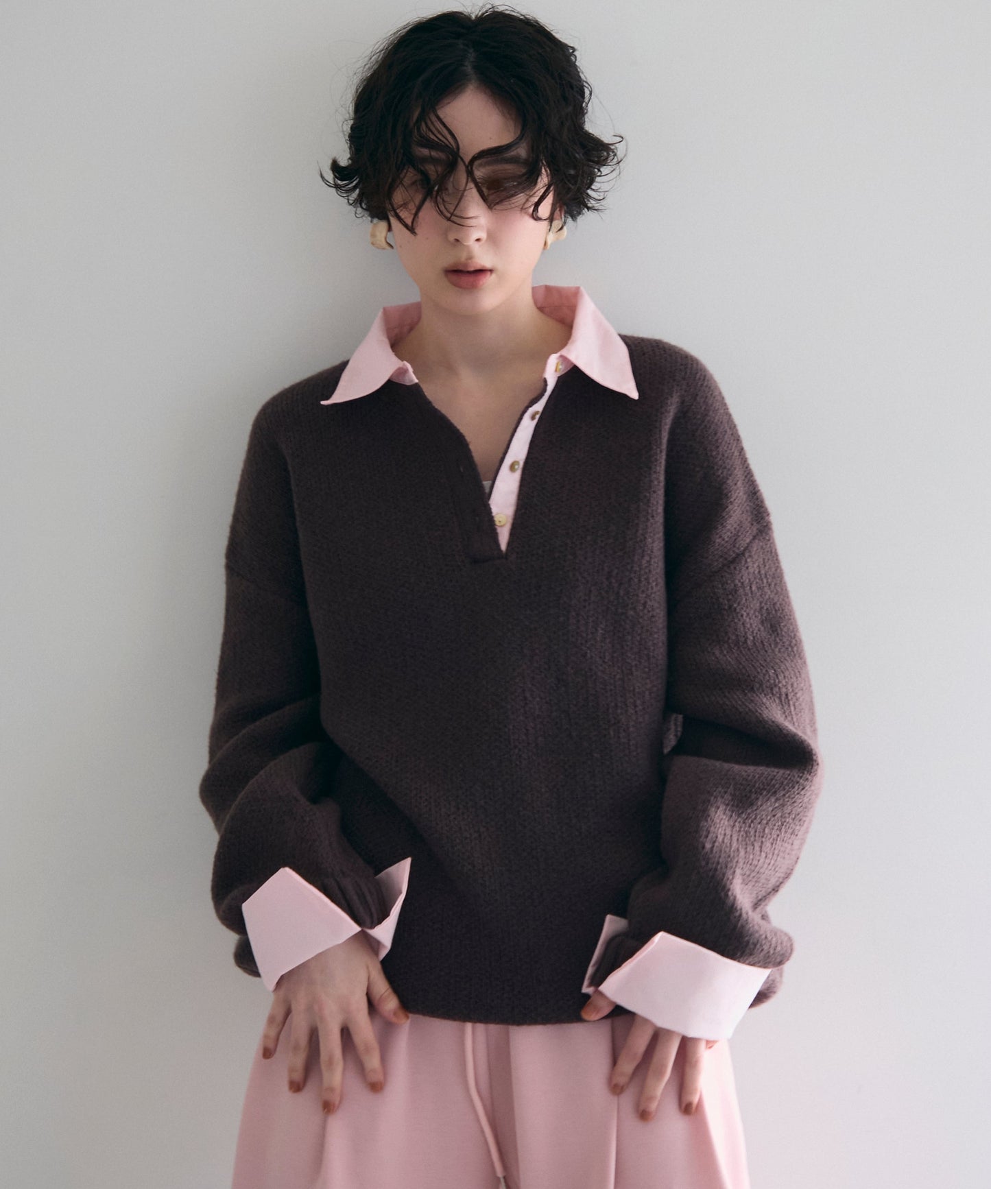 シャツドッキングプルオーバー