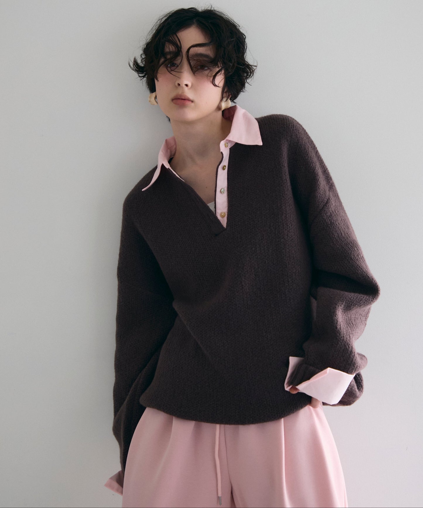 シャツドッキングプルオーバー