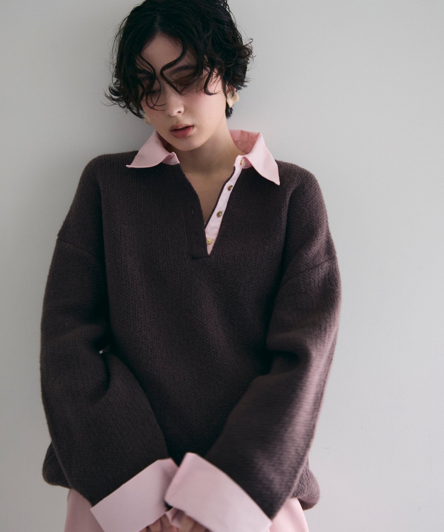 シャツドッキングプルオーバー