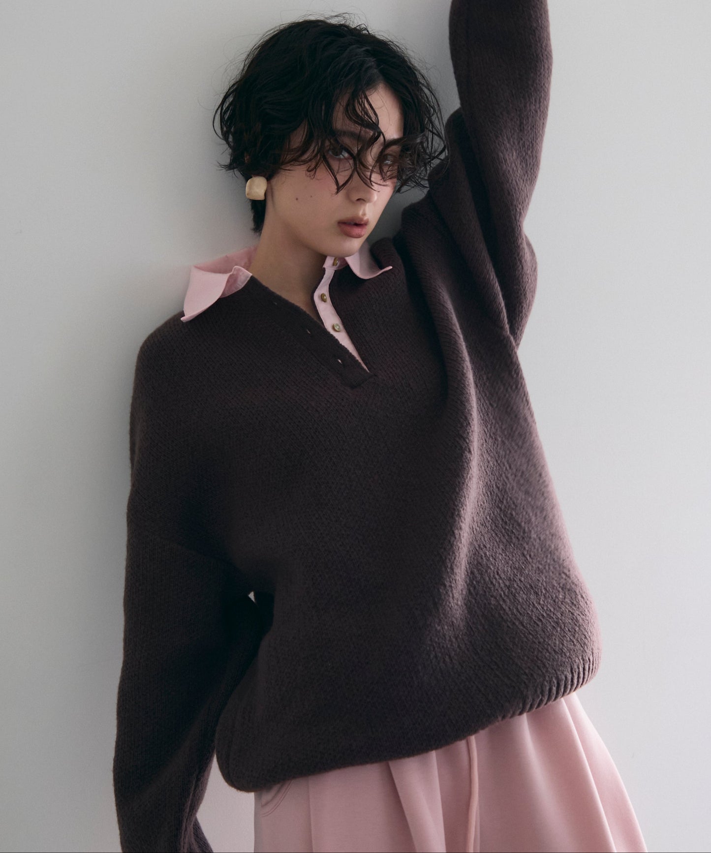 シャツドッキングプルオーバー