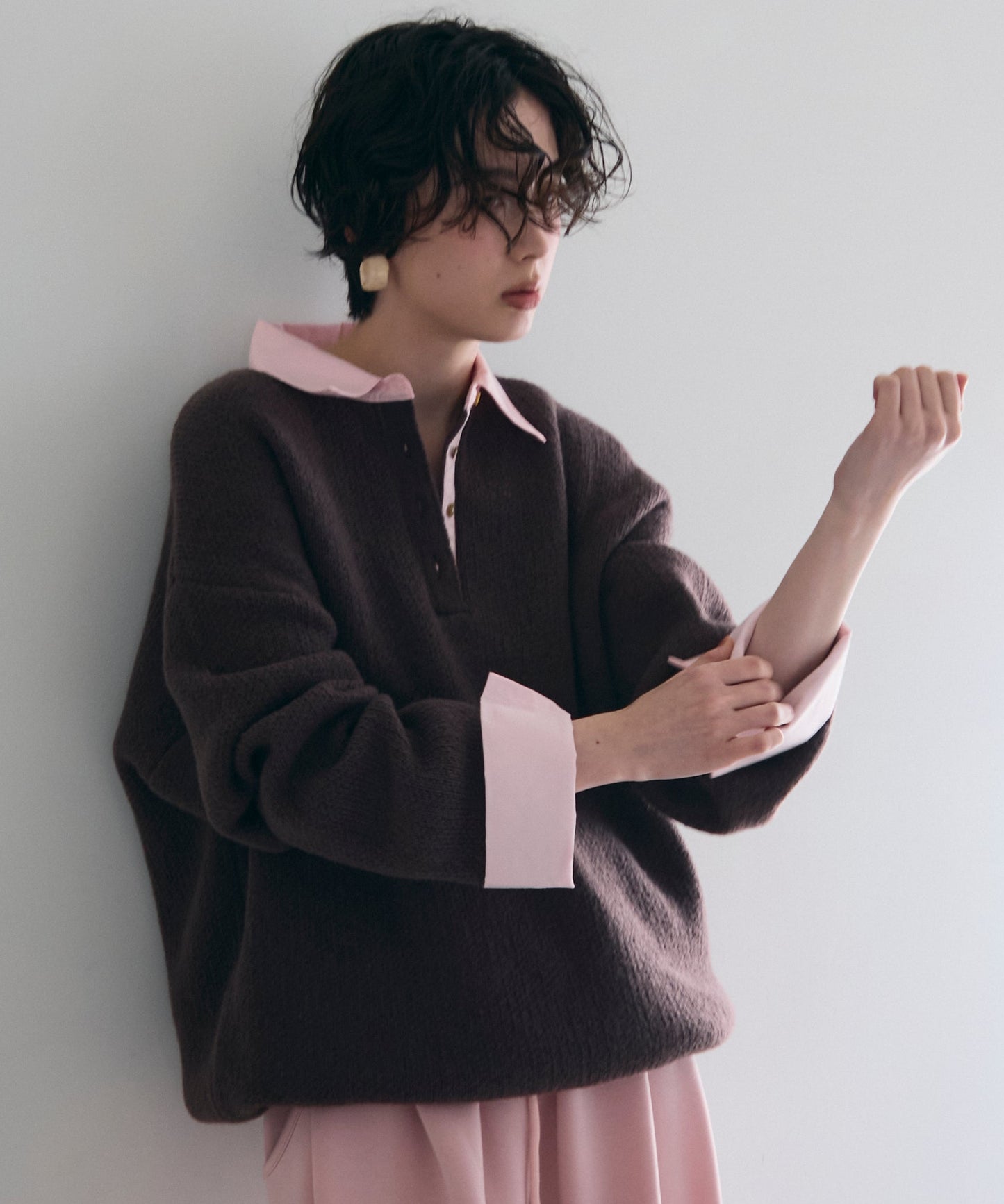 シャツドッキングプルオーバー