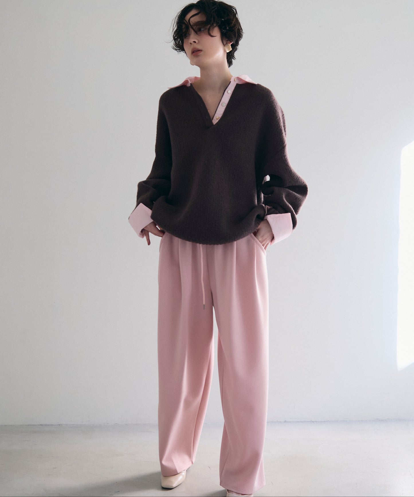 シャツドッキングプルオーバー