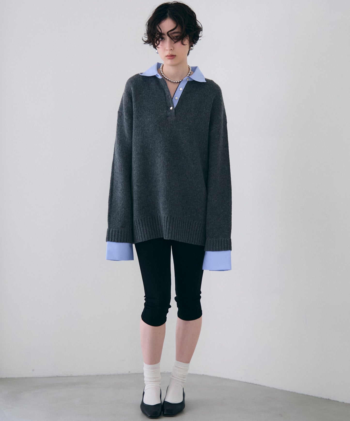 シャツドッキングプルオーバー