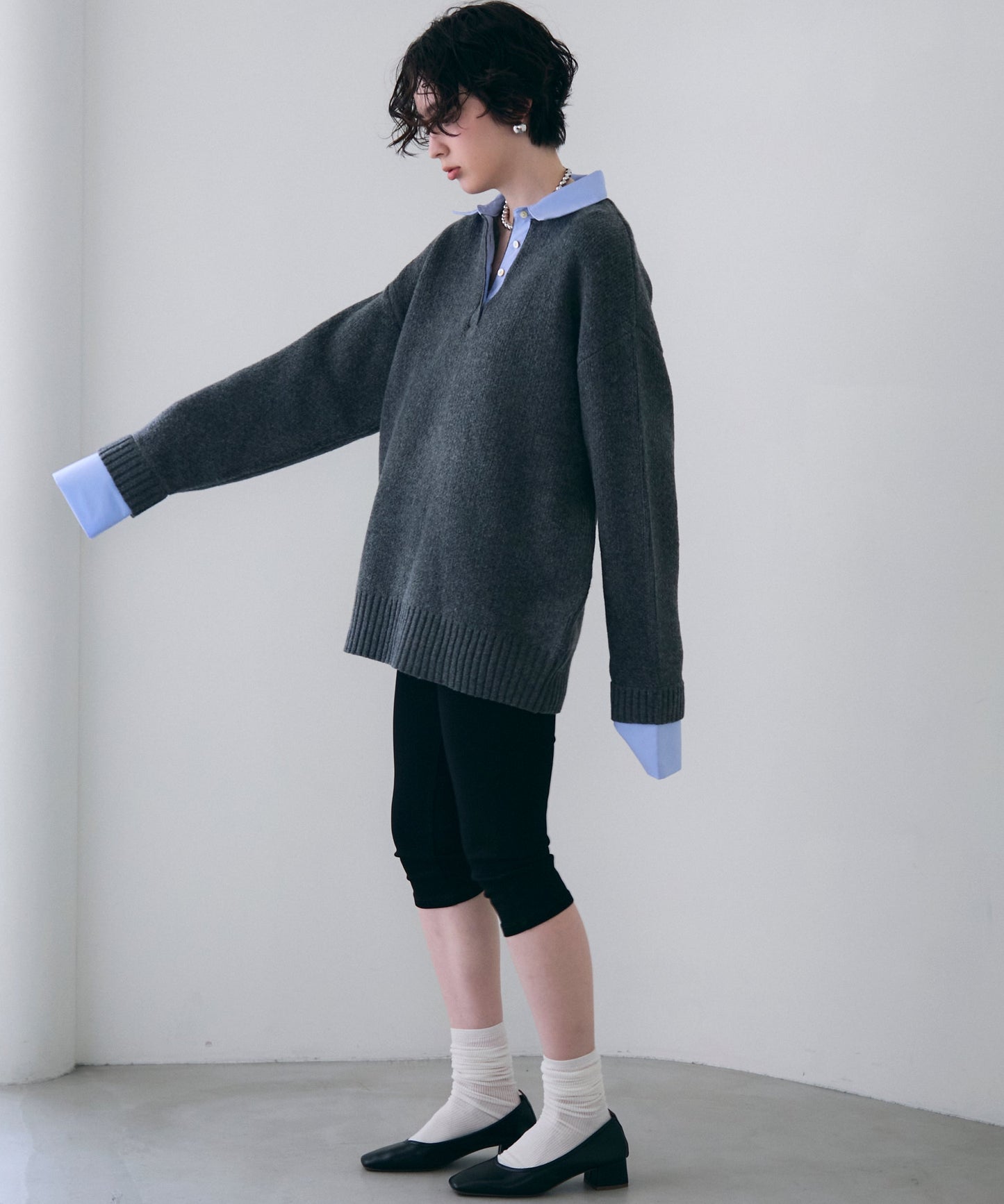 シャツドッキングプルオーバー