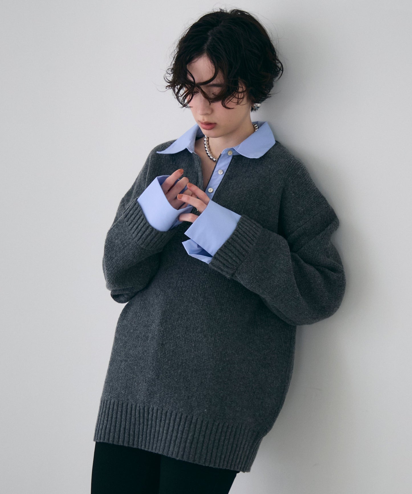 シャツドッキングプルオーバー