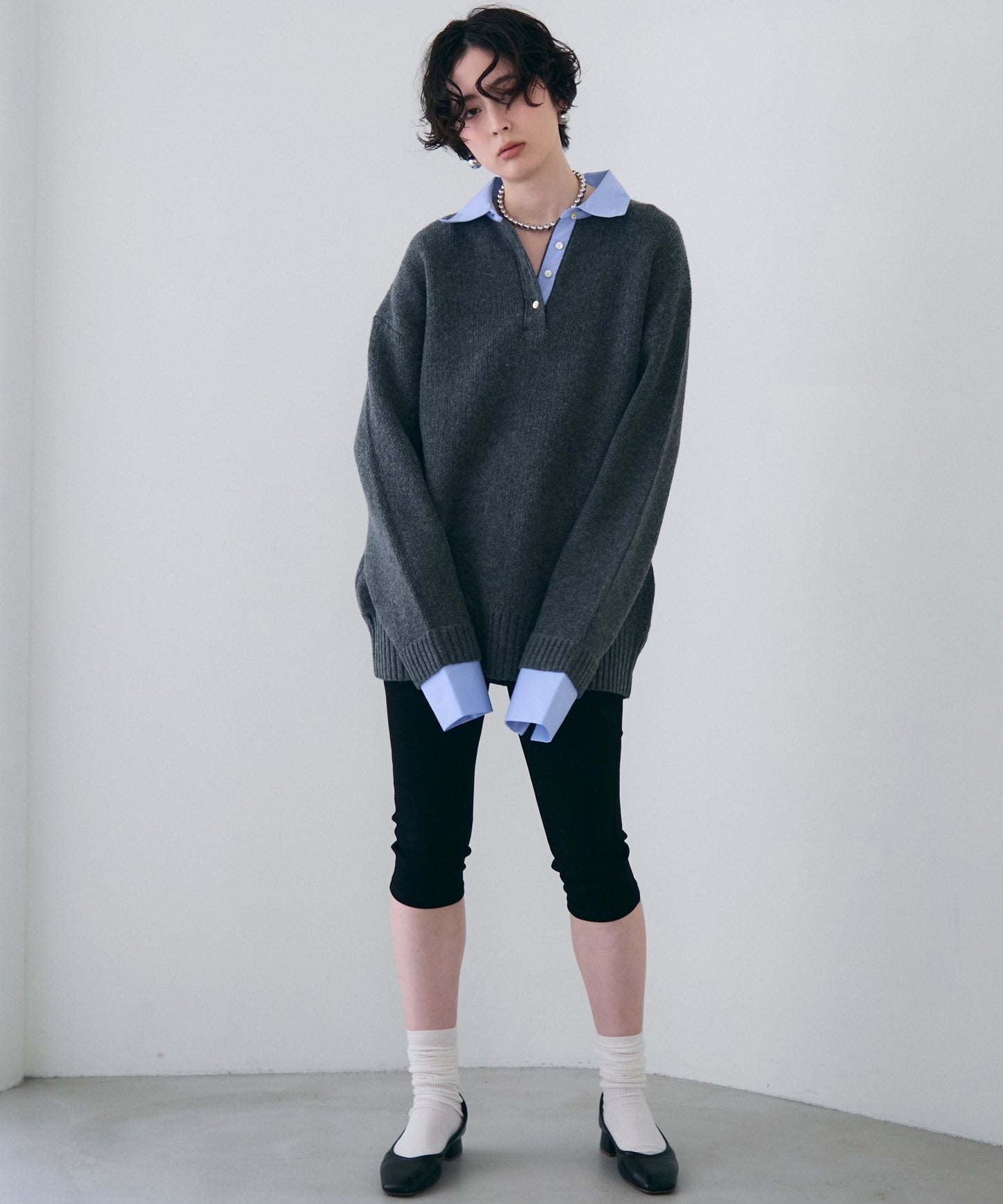 シャツドッキングプルオーバー