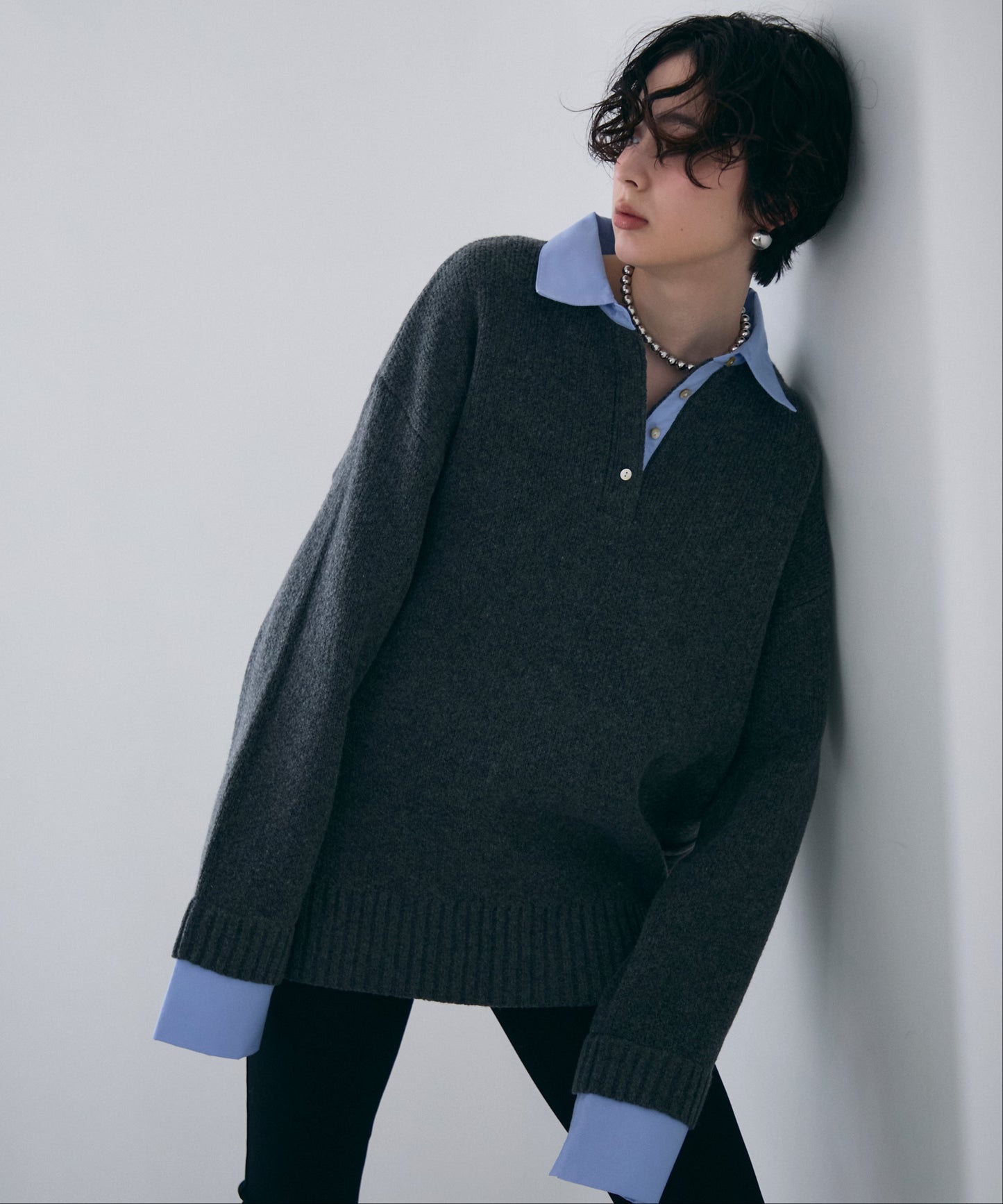 シャツドッキングプルオーバー