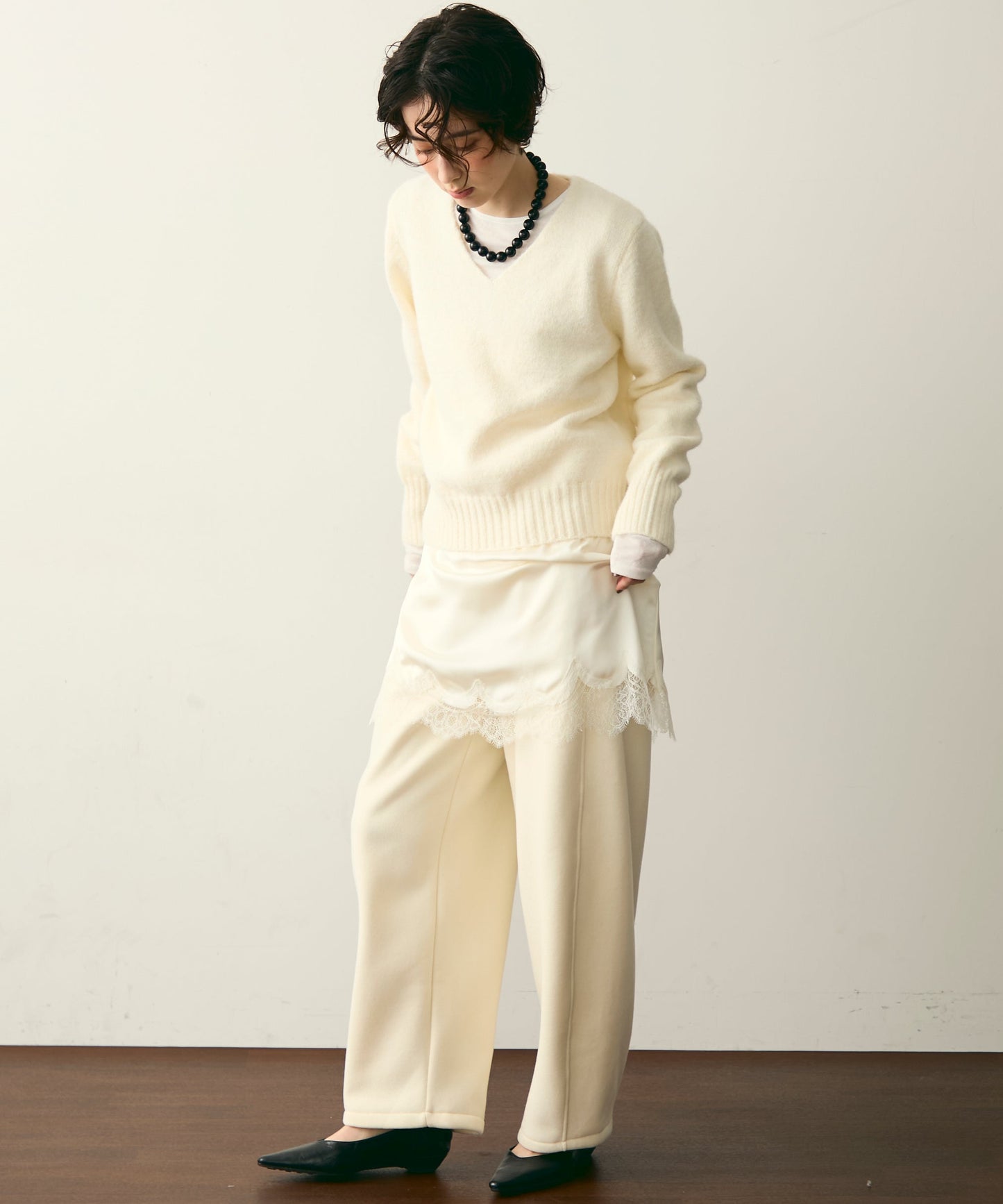 ケープセット2WAYニット