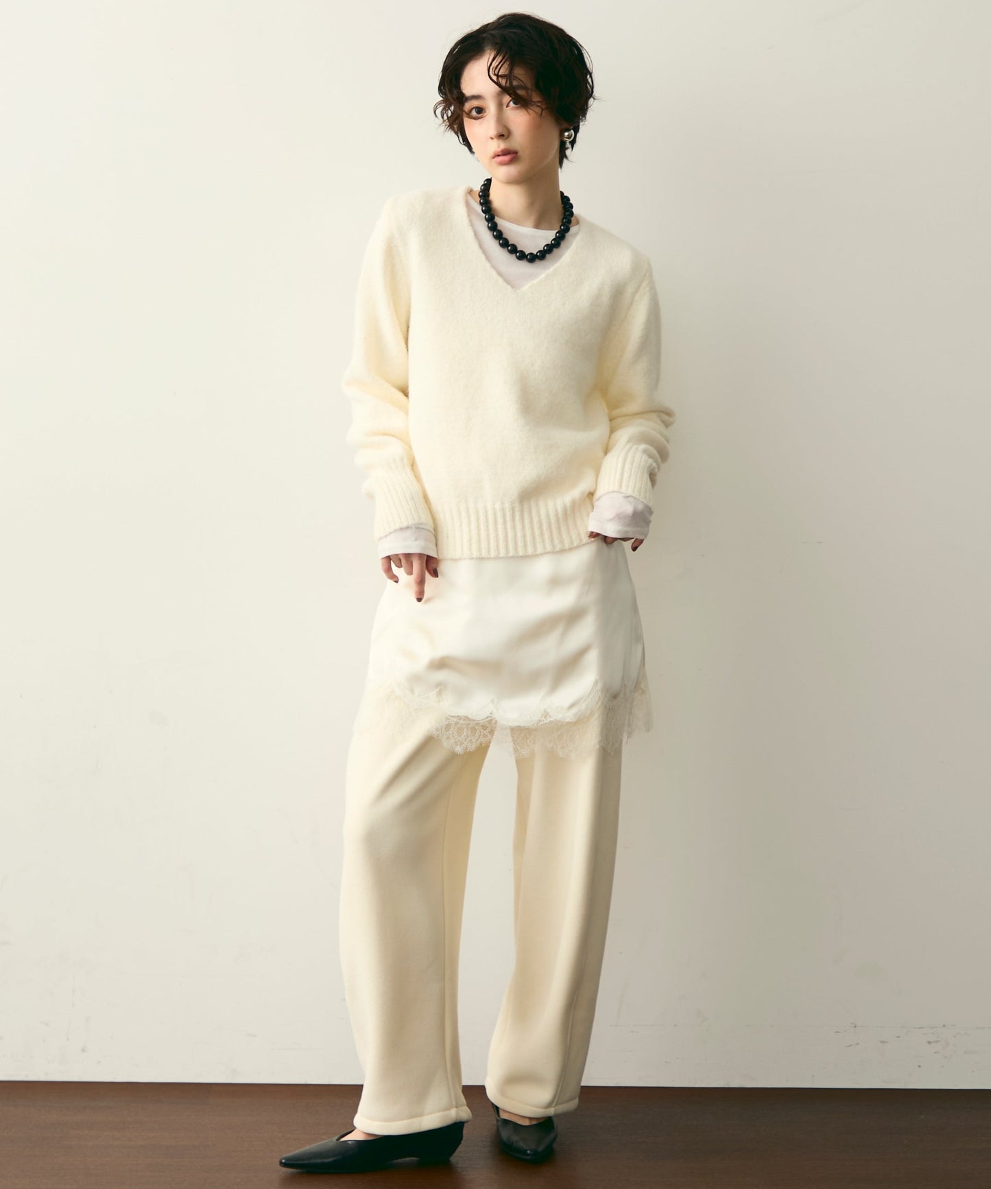 ケープセット2WAYニット