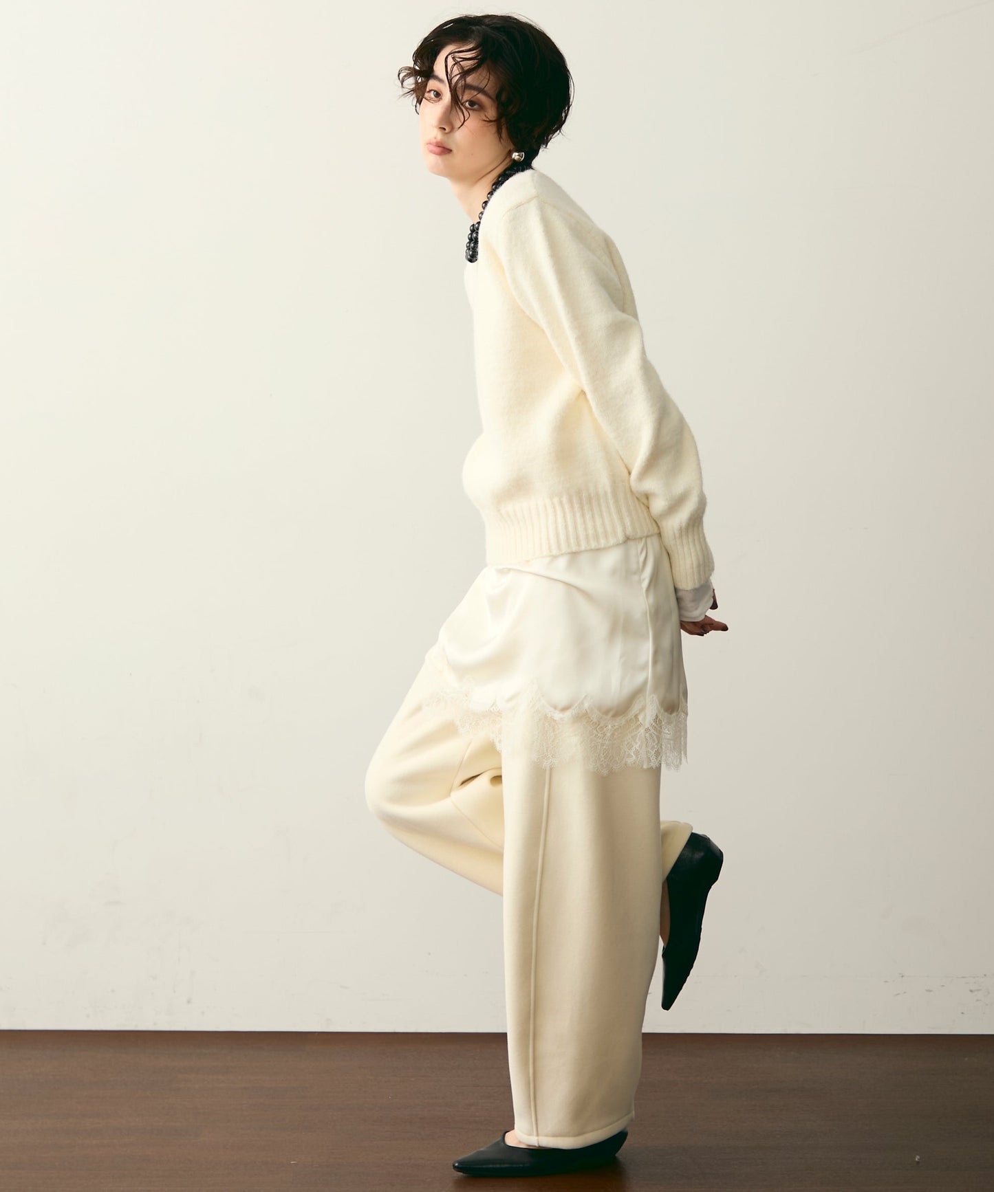 ケープセット2WAYニット