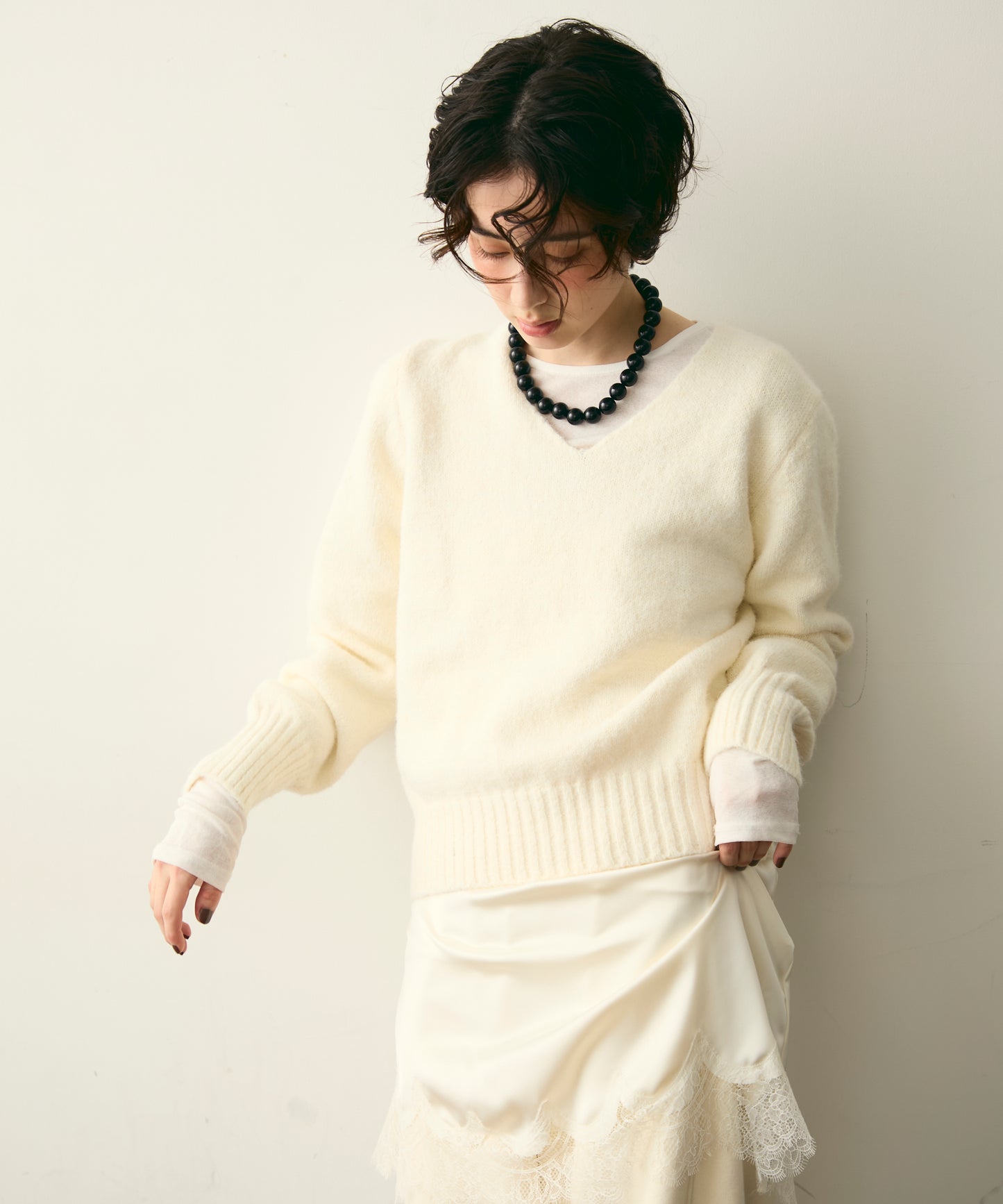 ケープセット2WAYニット