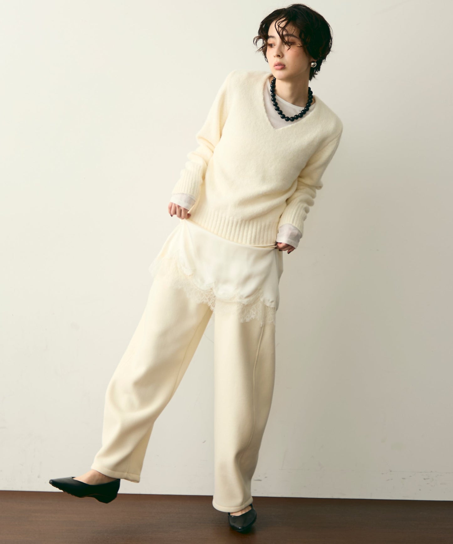 ケープセット2WAYニット