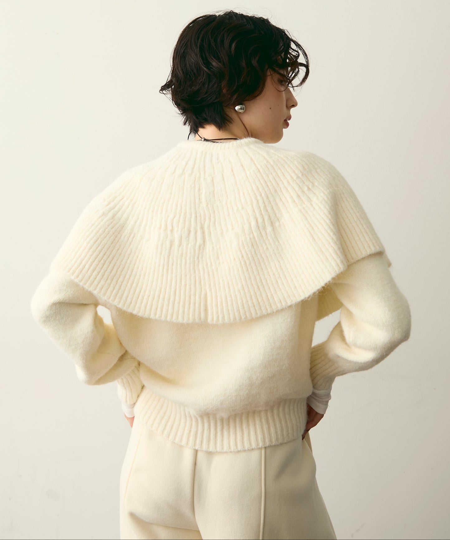 ケープセット2WAYニット