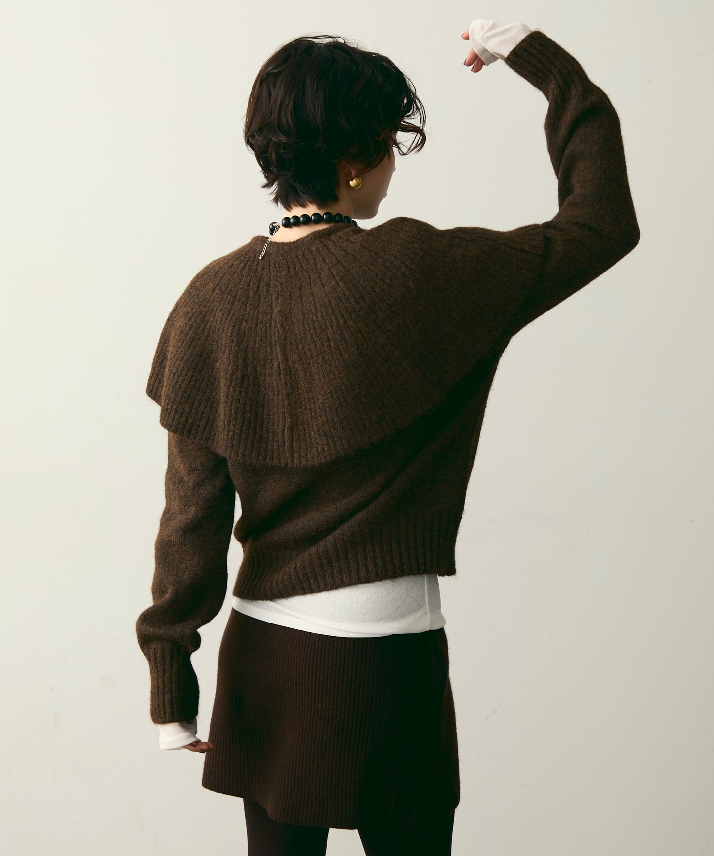 ケープセット2WAYニット