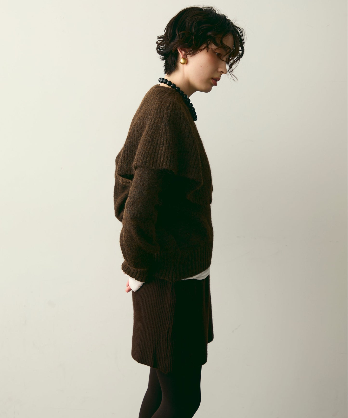 ケープセット2WAYニット