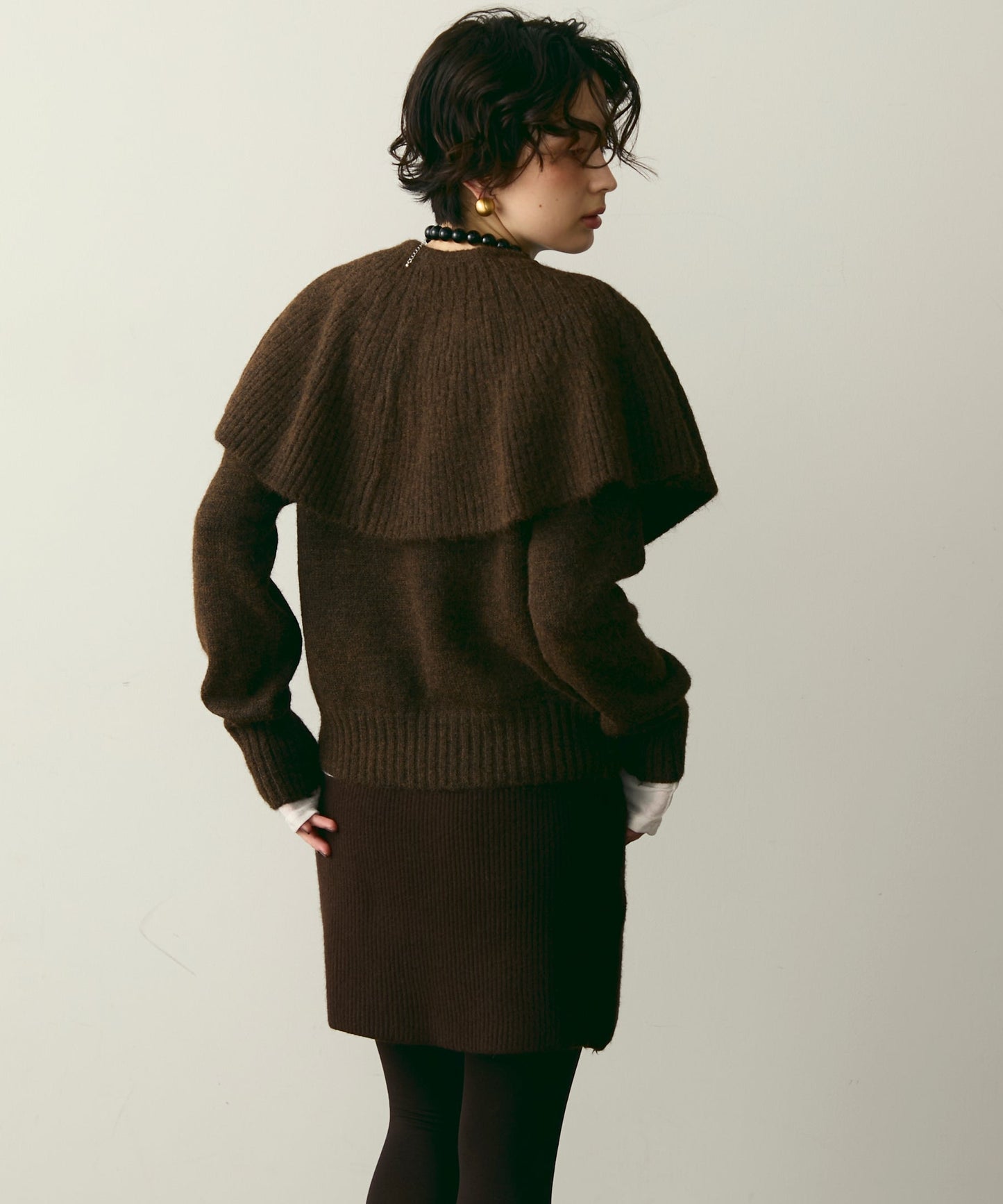 ケープセット2WAYニット