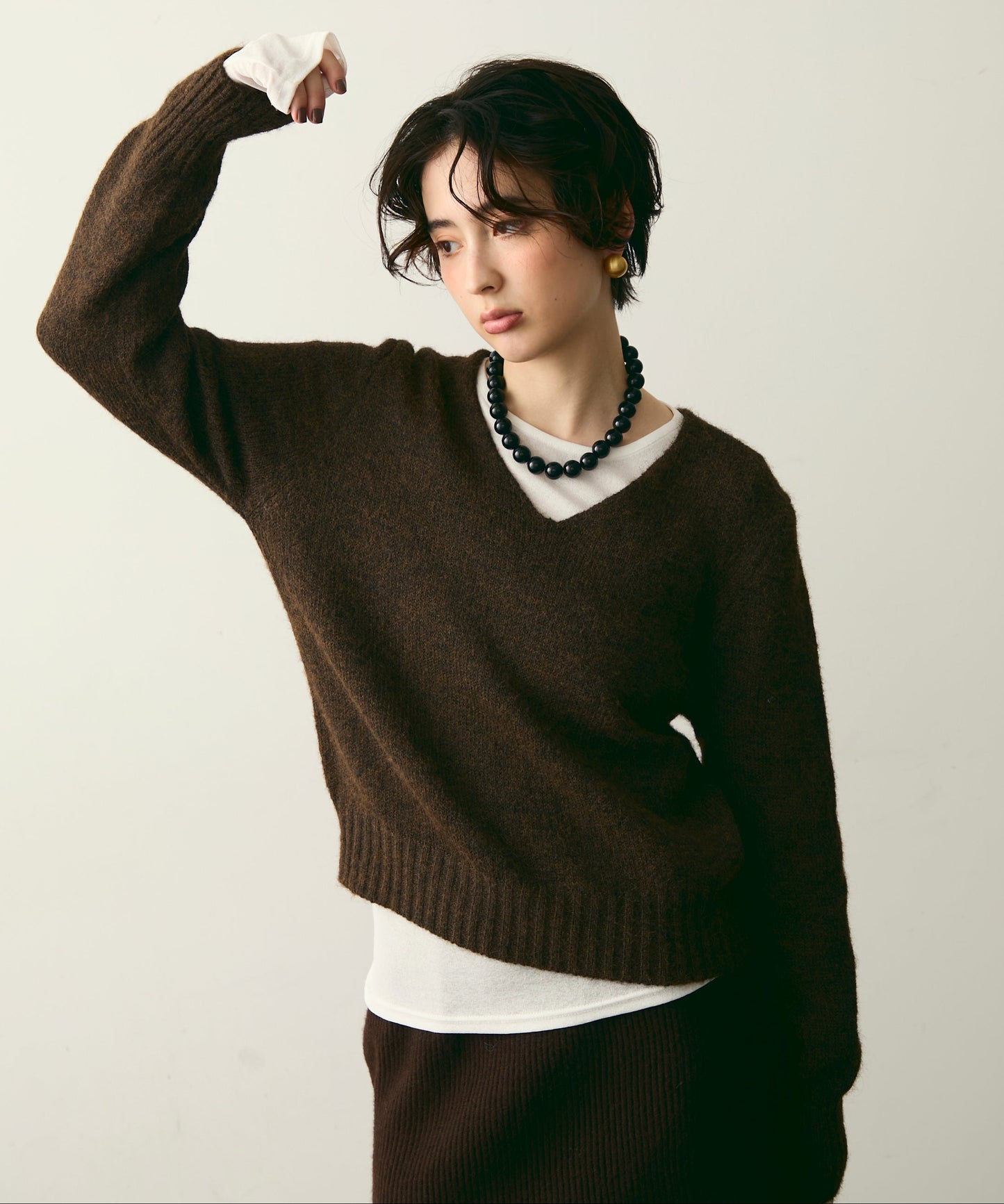 ケープセット2WAYニット