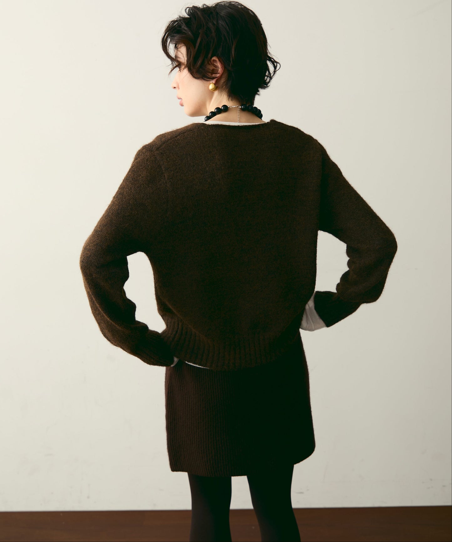 ケープセット2WAYニット