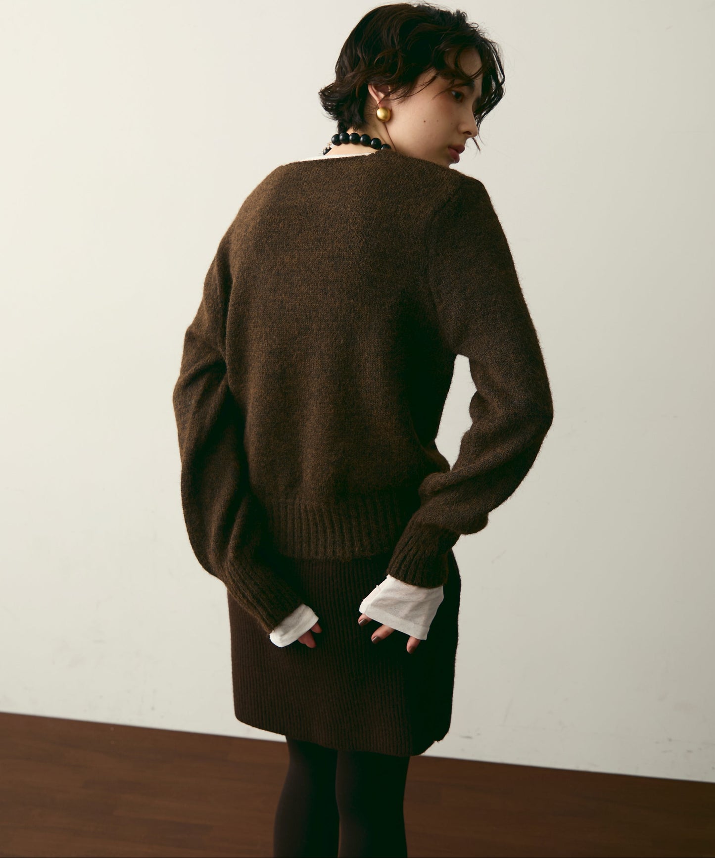 ケープセット2WAYニット