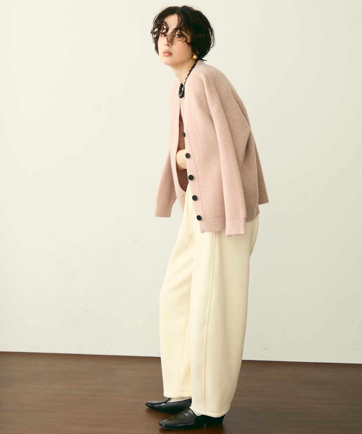 フレンチニット＋ニットカーディガン