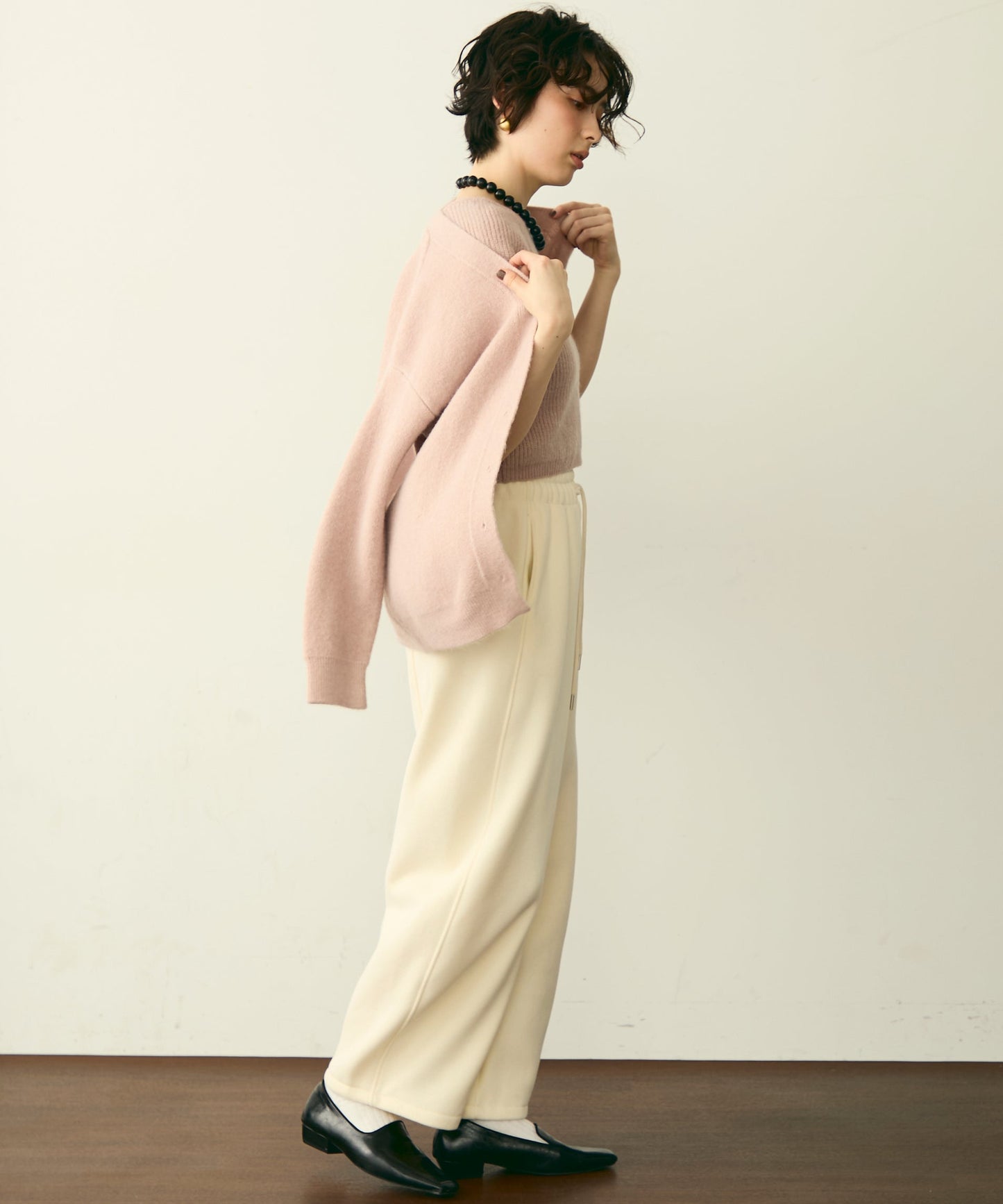 フレンチニット＋ニットカーディガン