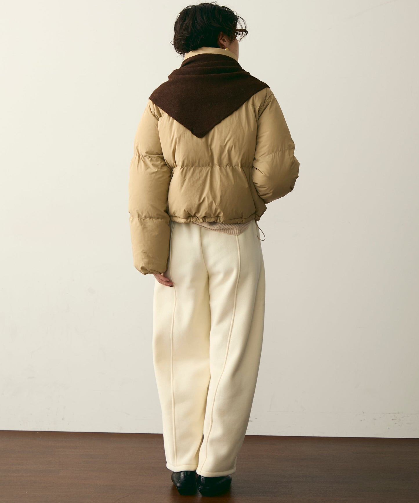 ハイネックパフィショートジャケット