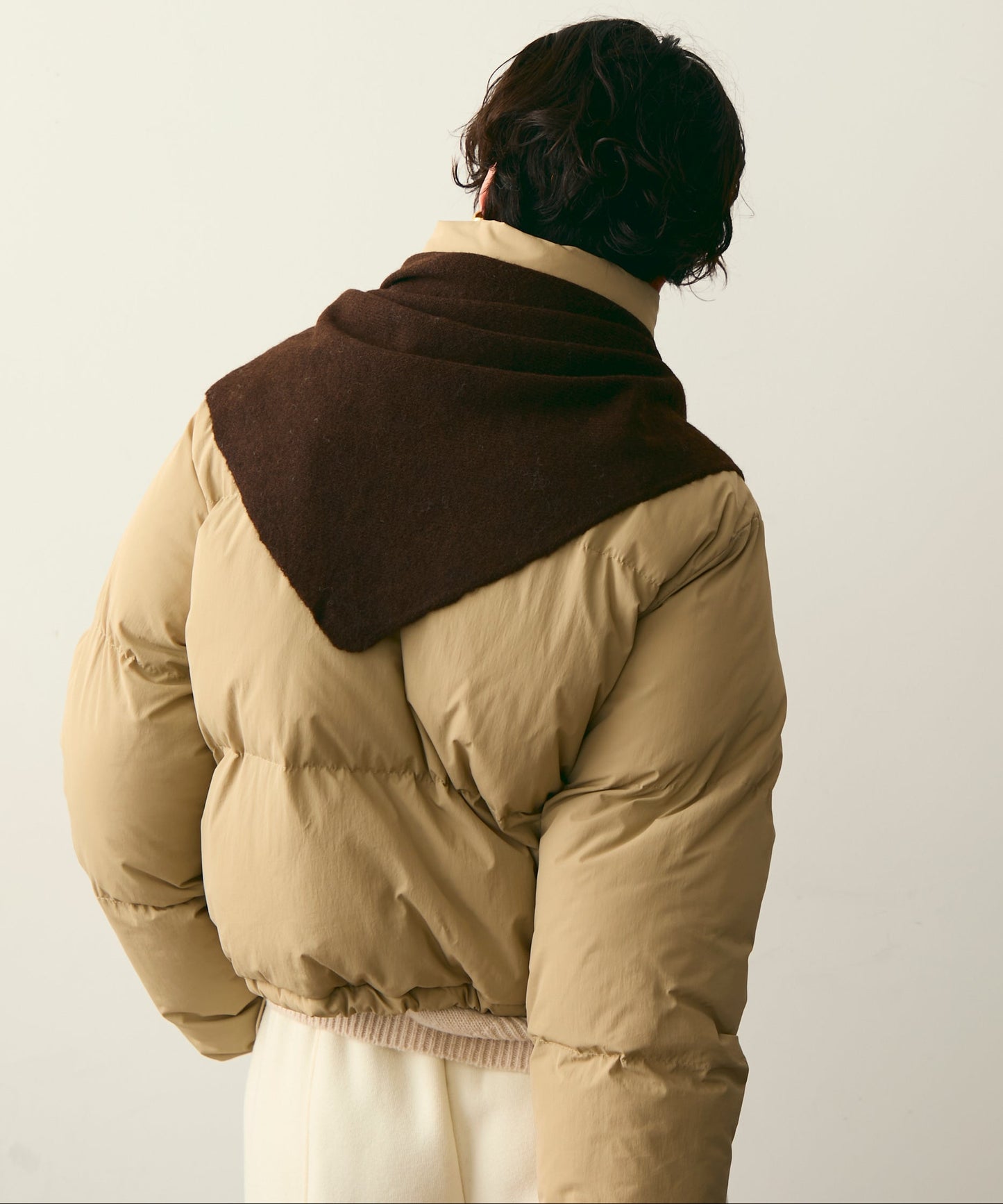 ハイネックパフィショートジャケット