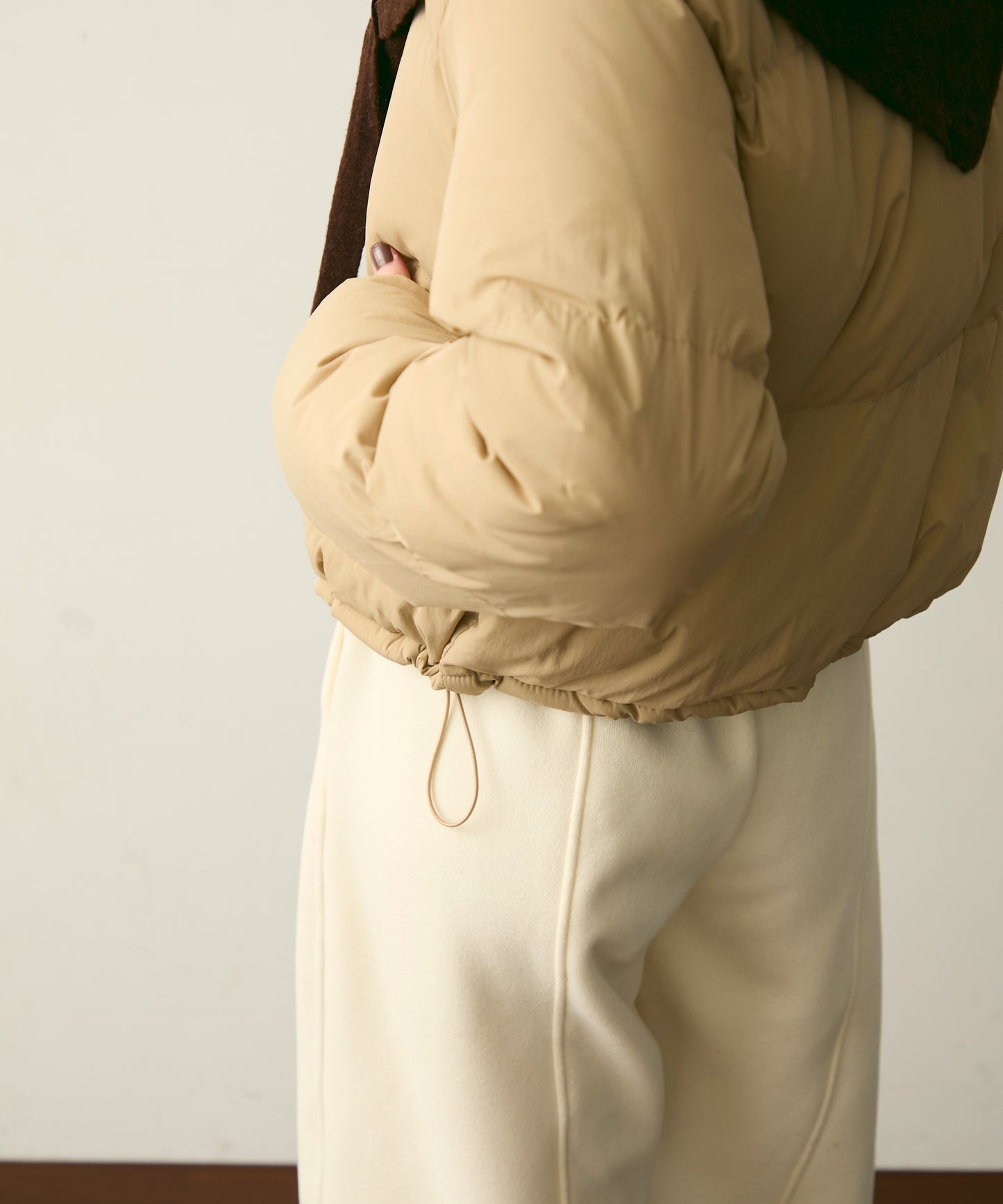 ハイネックパフィショートジャケット