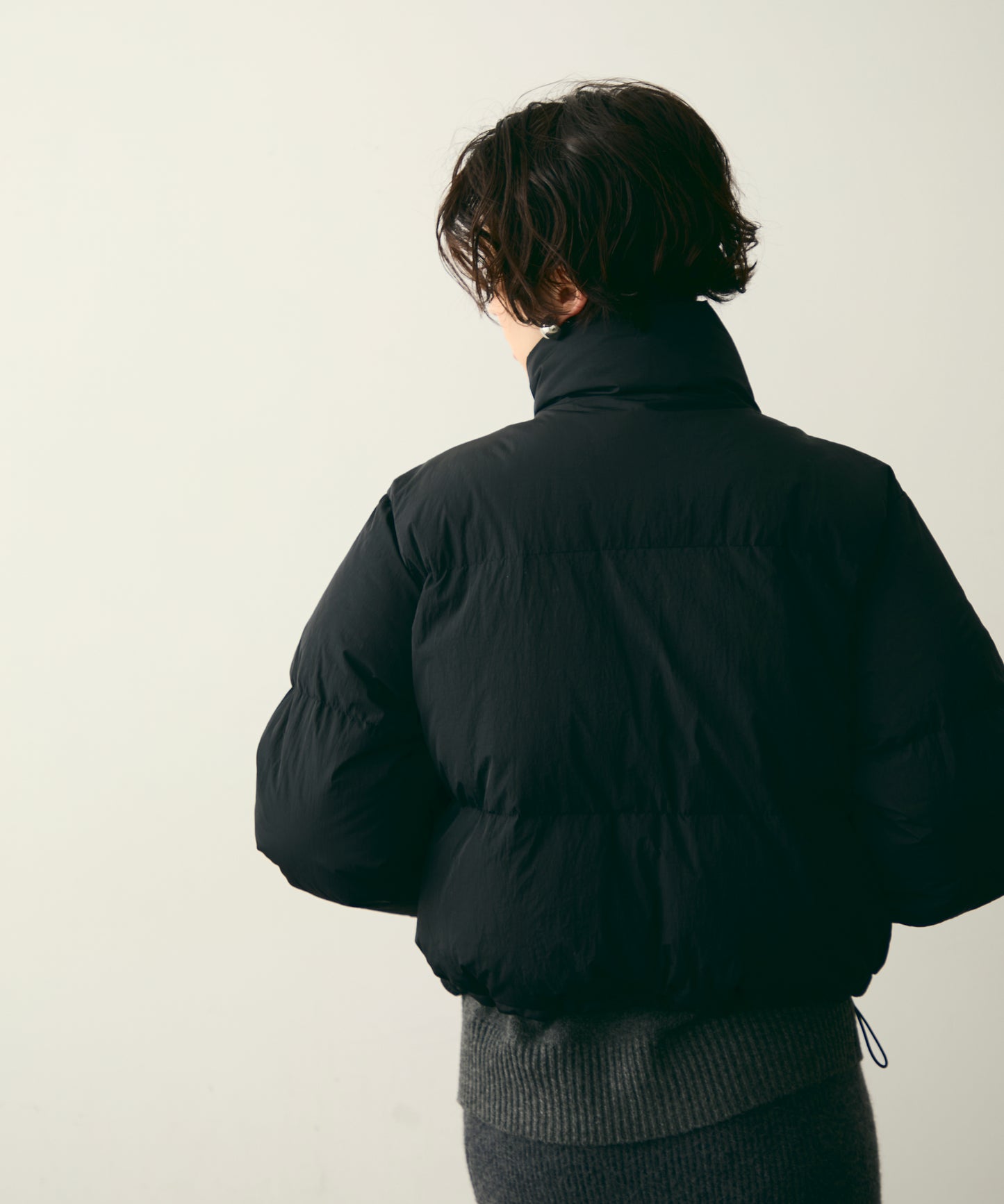ハイネックパフィショートジャケット