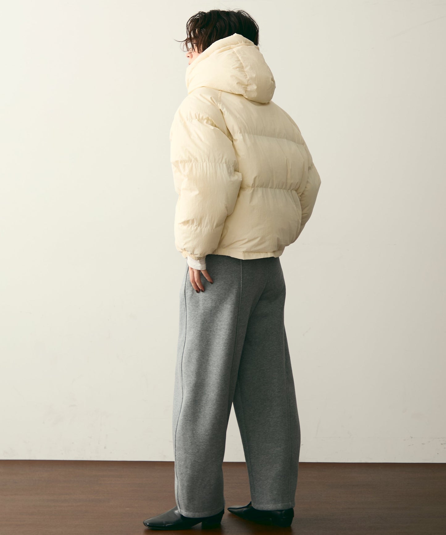 フードパフィーショートジャケット