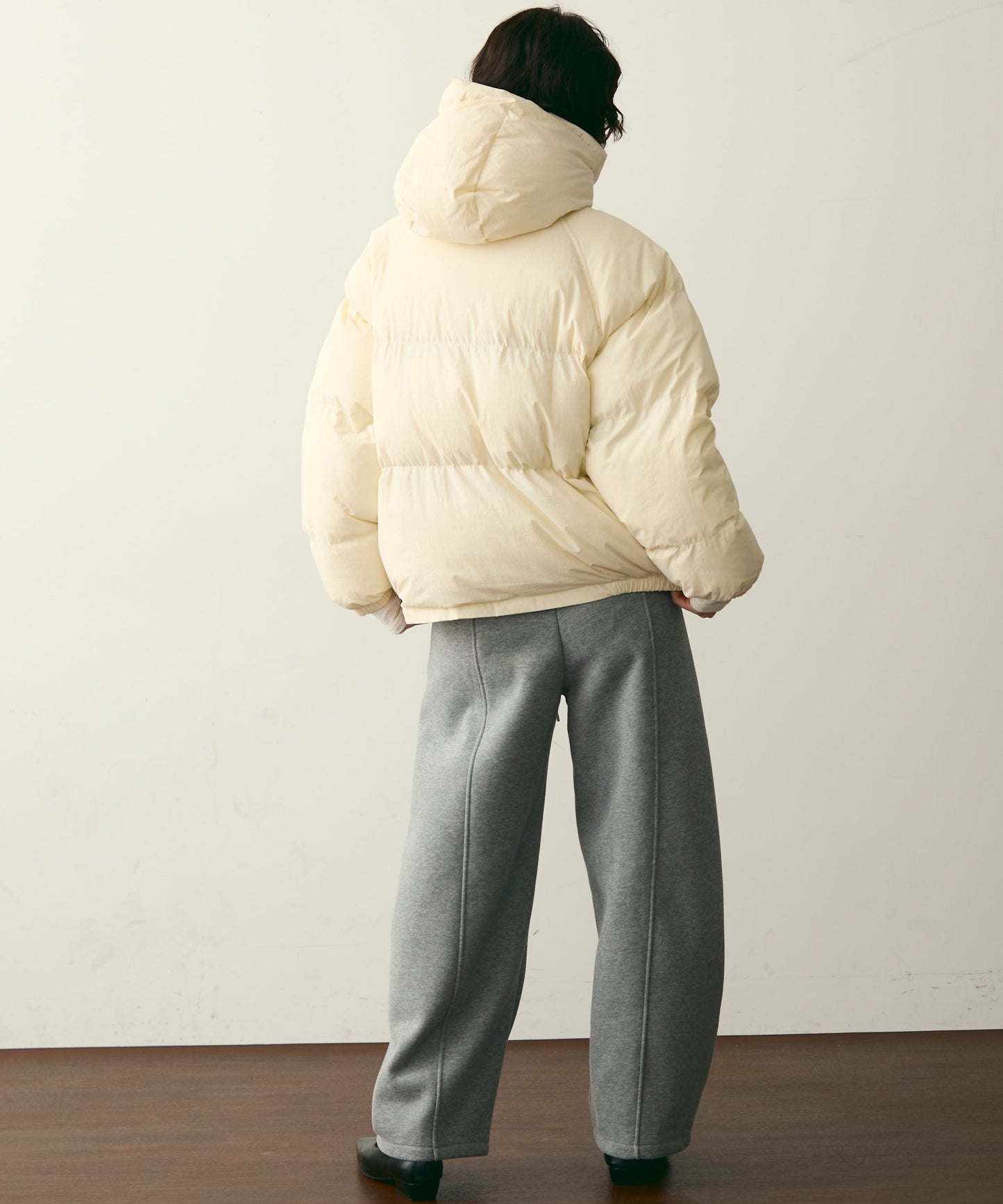 フードパフィーショートジャケット