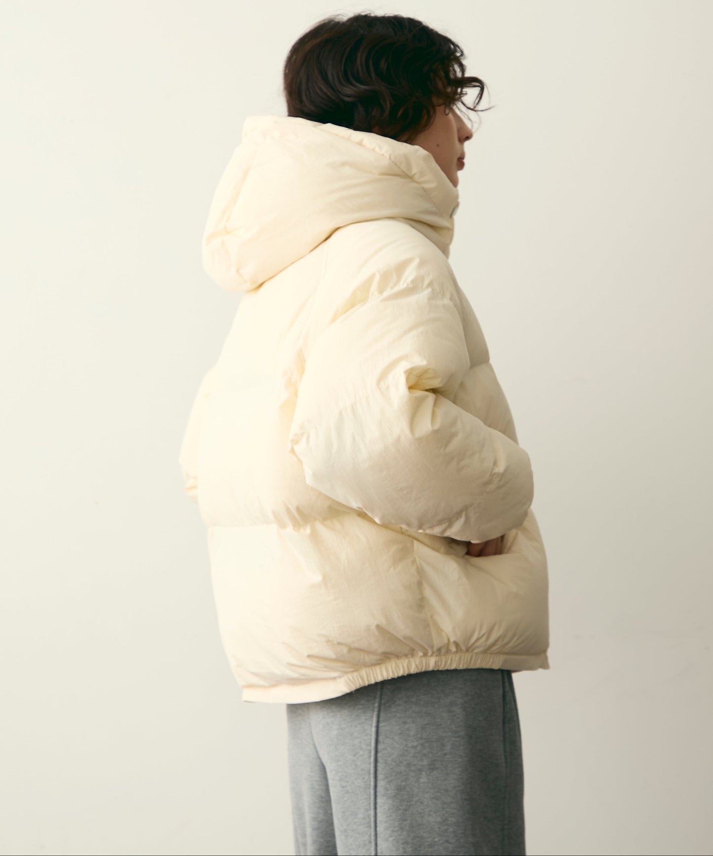 フードパフィーショートジャケット