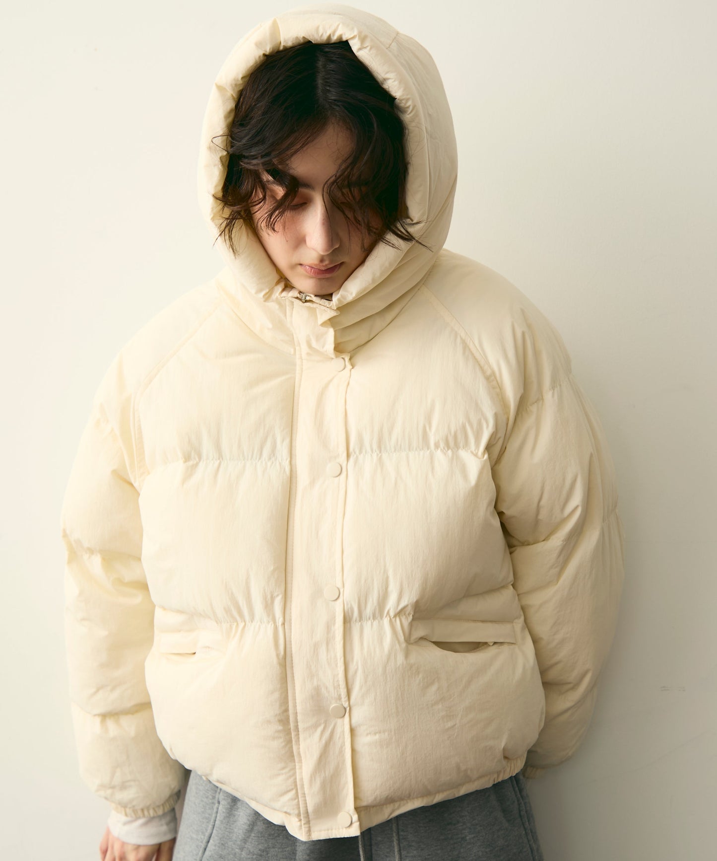 フードパフィーショートジャケット