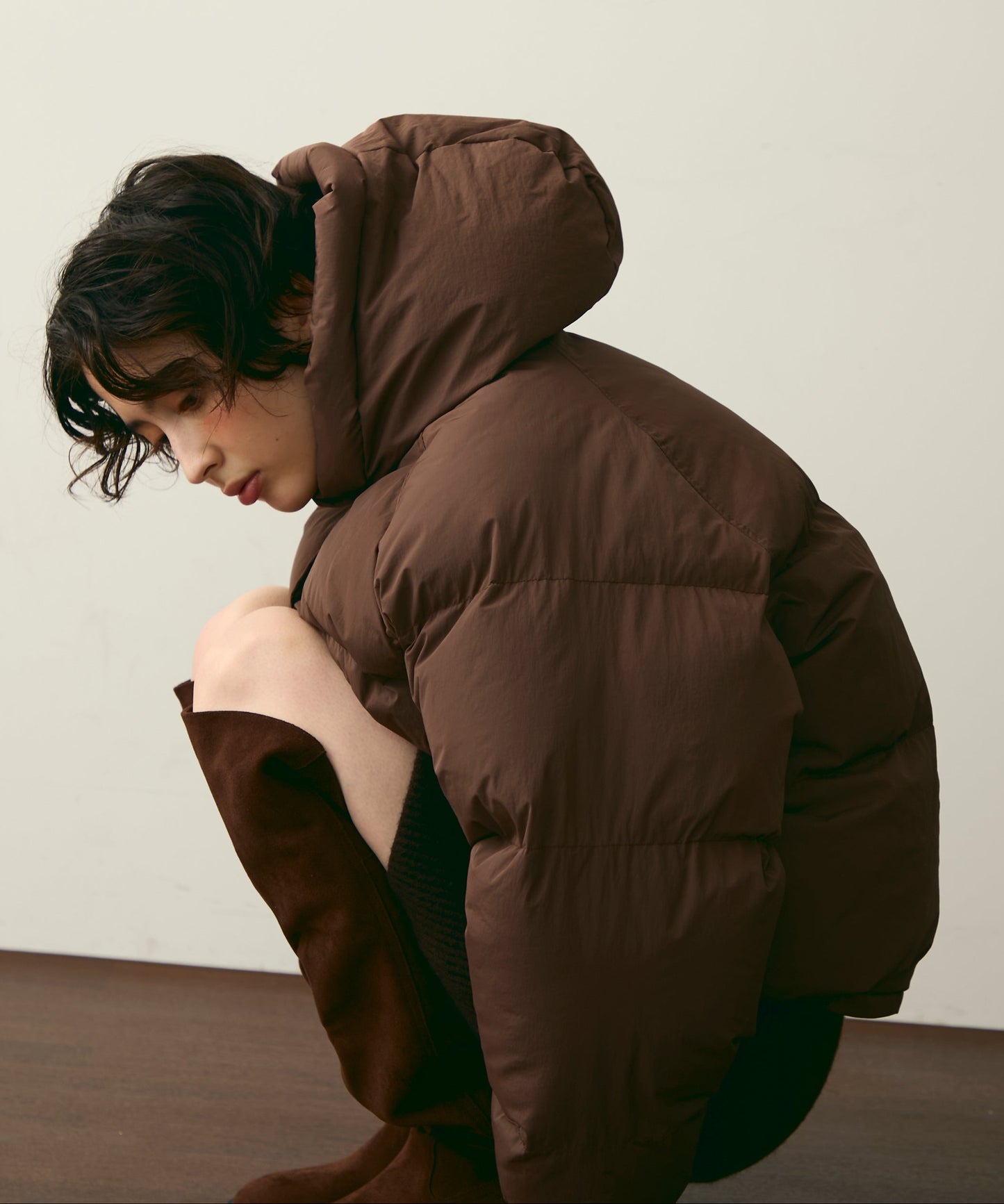 フードパフィーショートジャケット