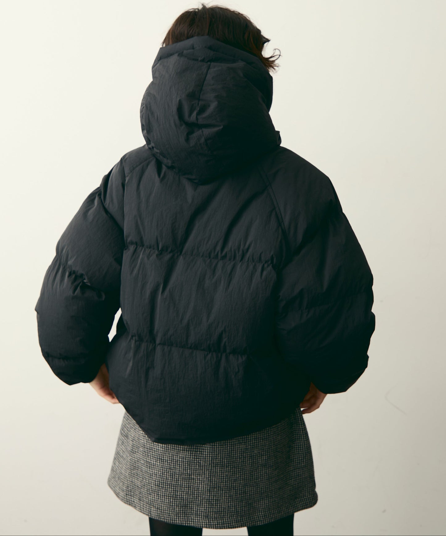 フードパフィーショートジャケット