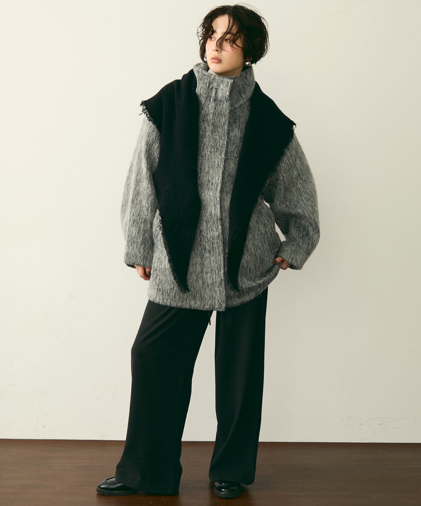 シャギービッグコート