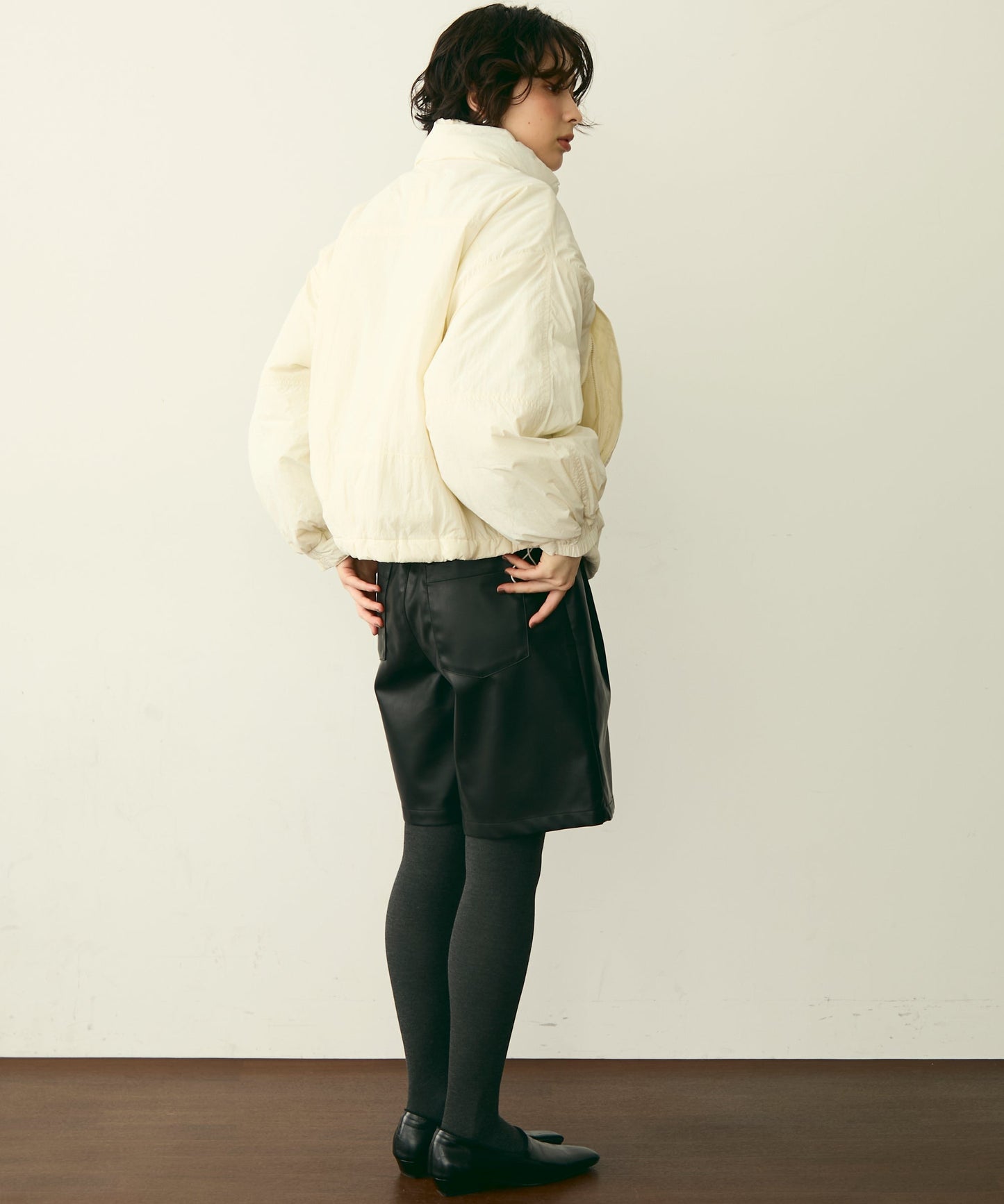 蓄熱中綿ボリュームショートブルゾン