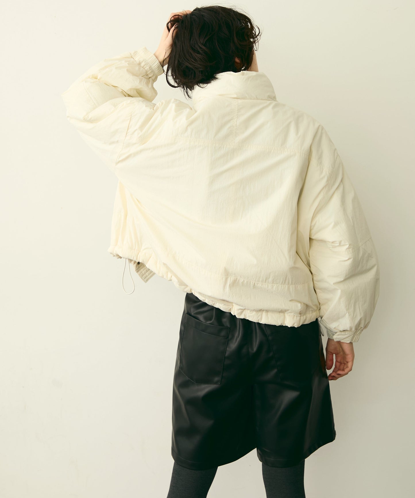 蓄熱中綿ボリュームショートブルゾン