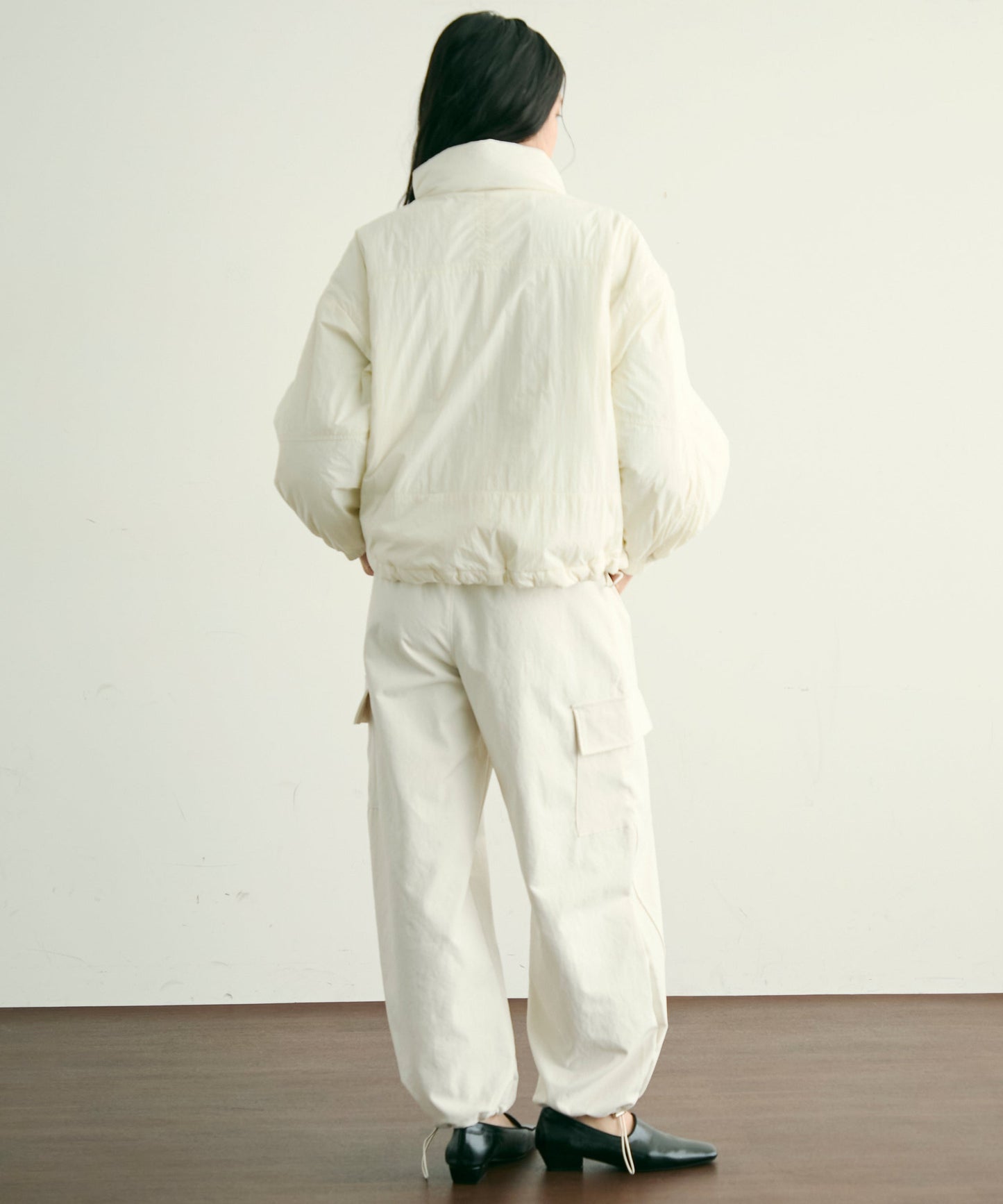 蓄熱中綿ボリュームショートブルゾン