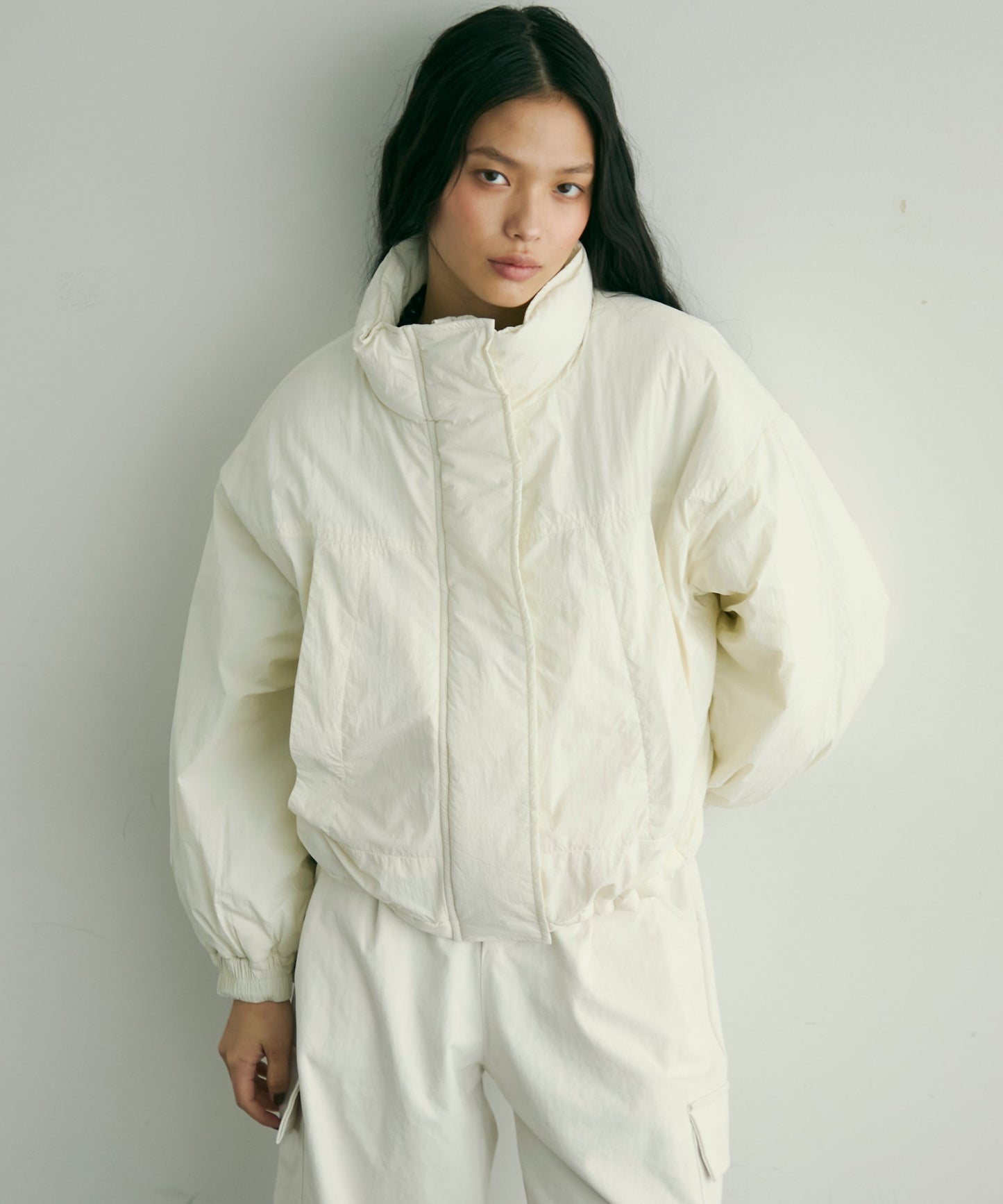 蓄熱中綿ボリュームショートブルゾン