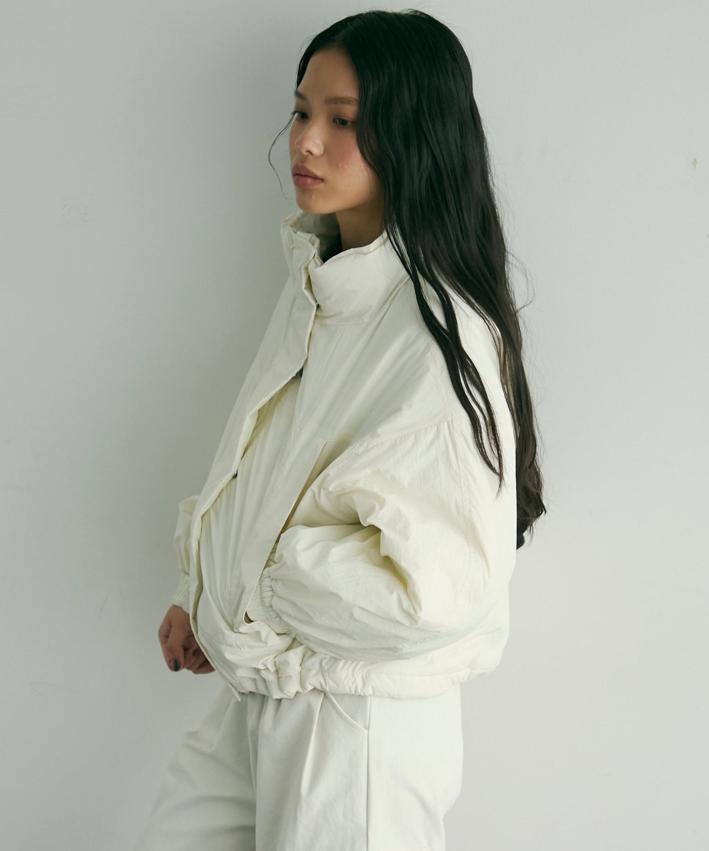 蓄熱中綿ボリュームショートブルゾン