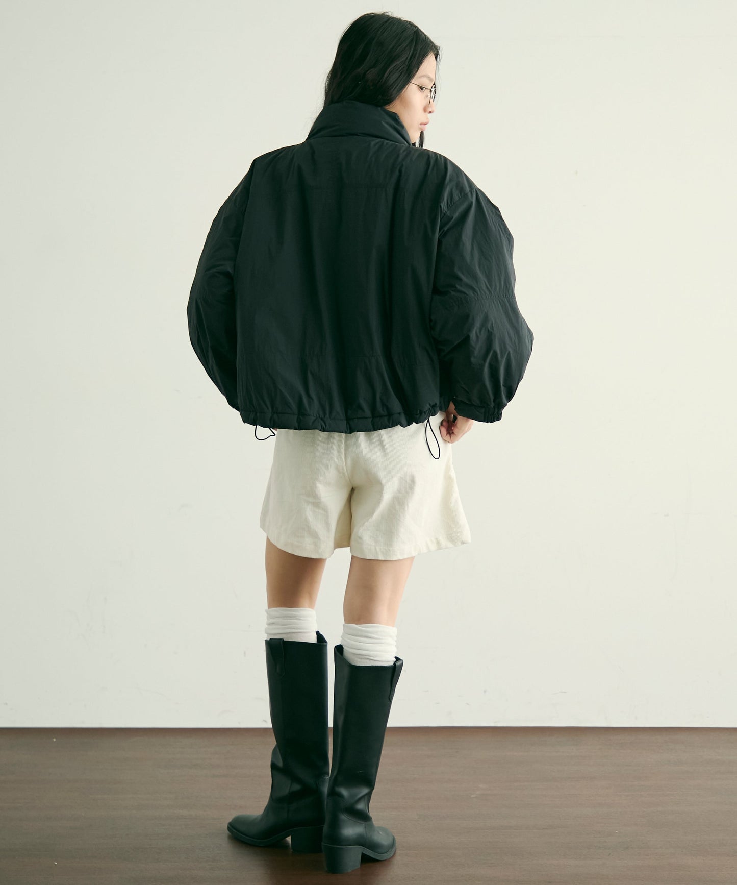 蓄熱中綿ボリュームショートブルゾン