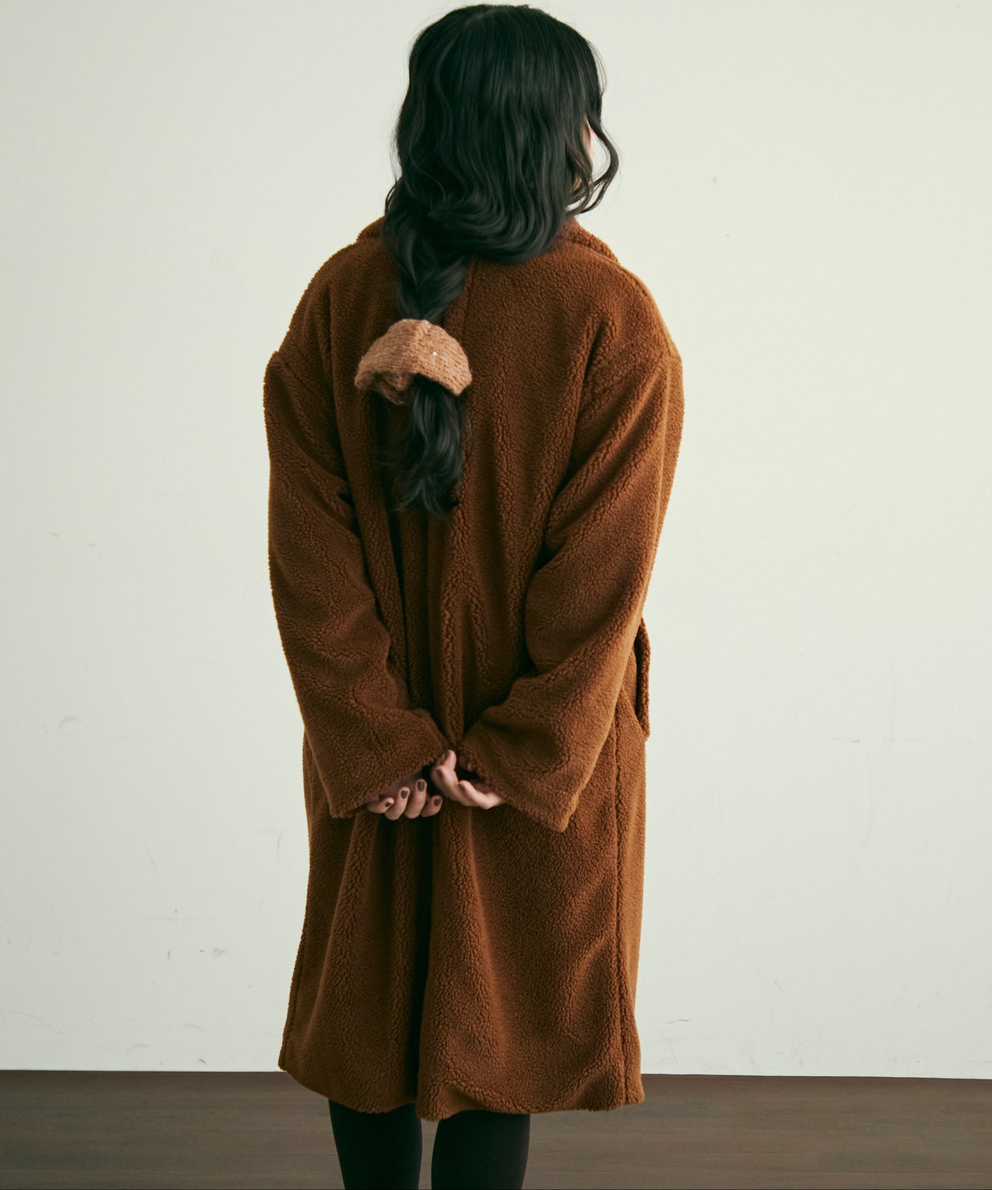 ボアダブルロングコート