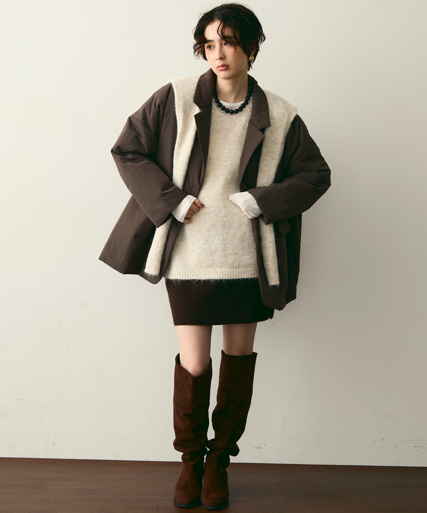 パテッドテーラーコート