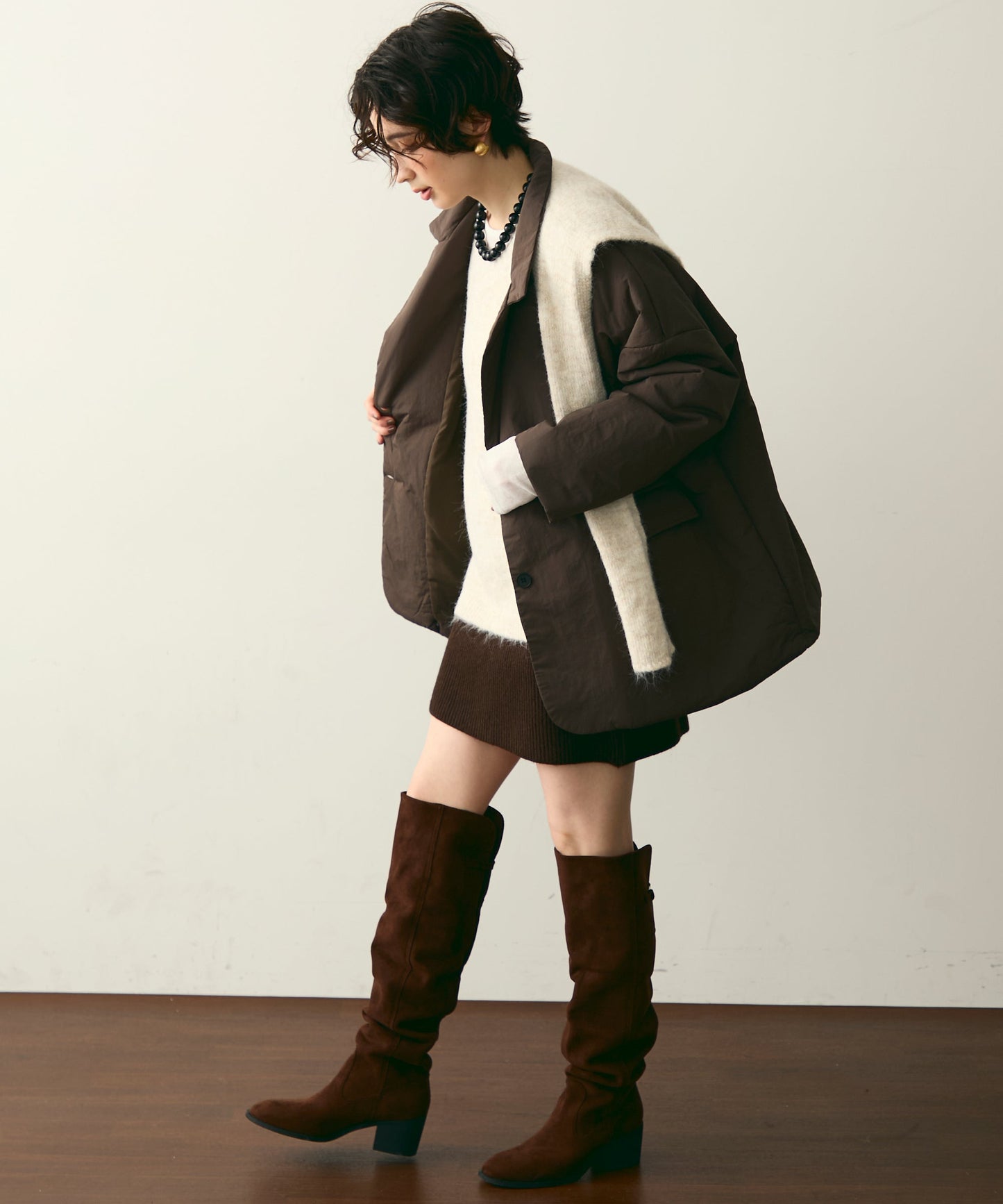 パテッドテーラーコート