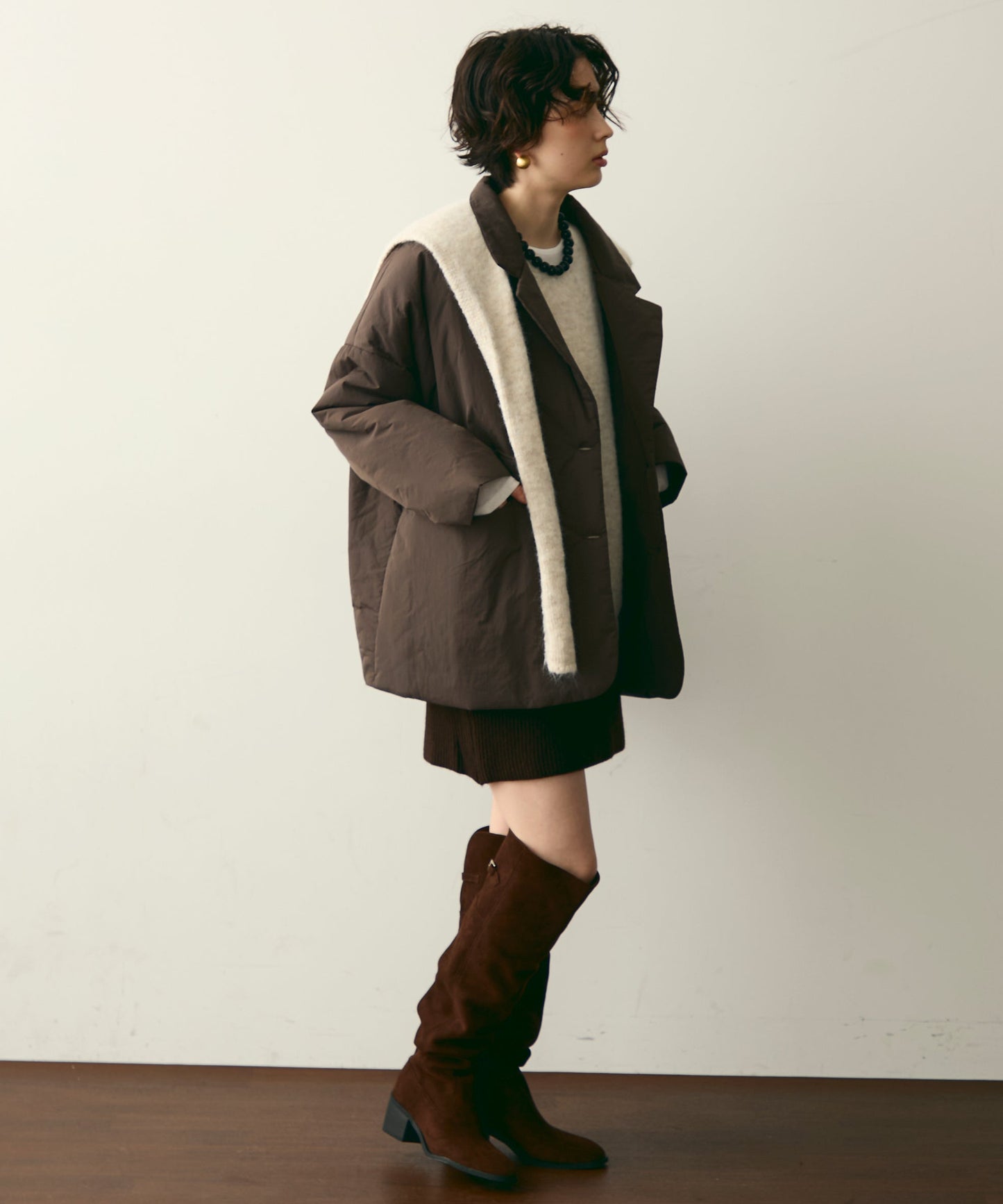 パテッドテーラーコート