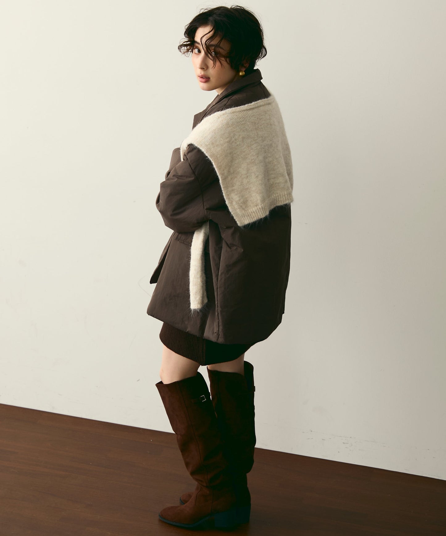 パテッドテーラーコート