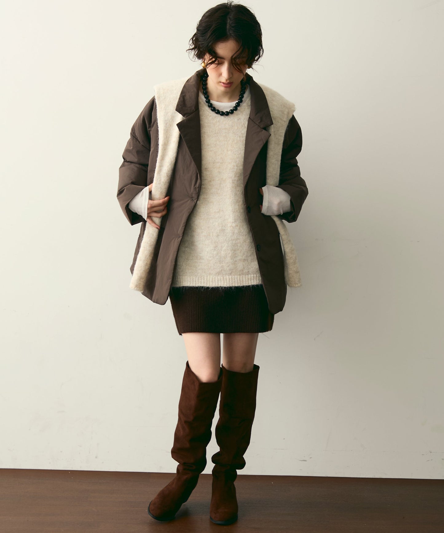 パテッドテーラーコート